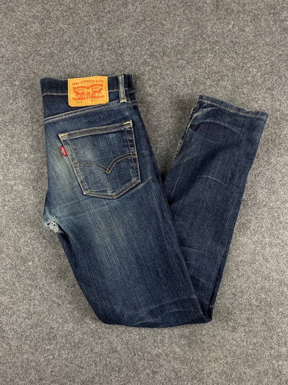 Levi's levis 511 slim distressed denim Size US 31 - 2 Thumbnail