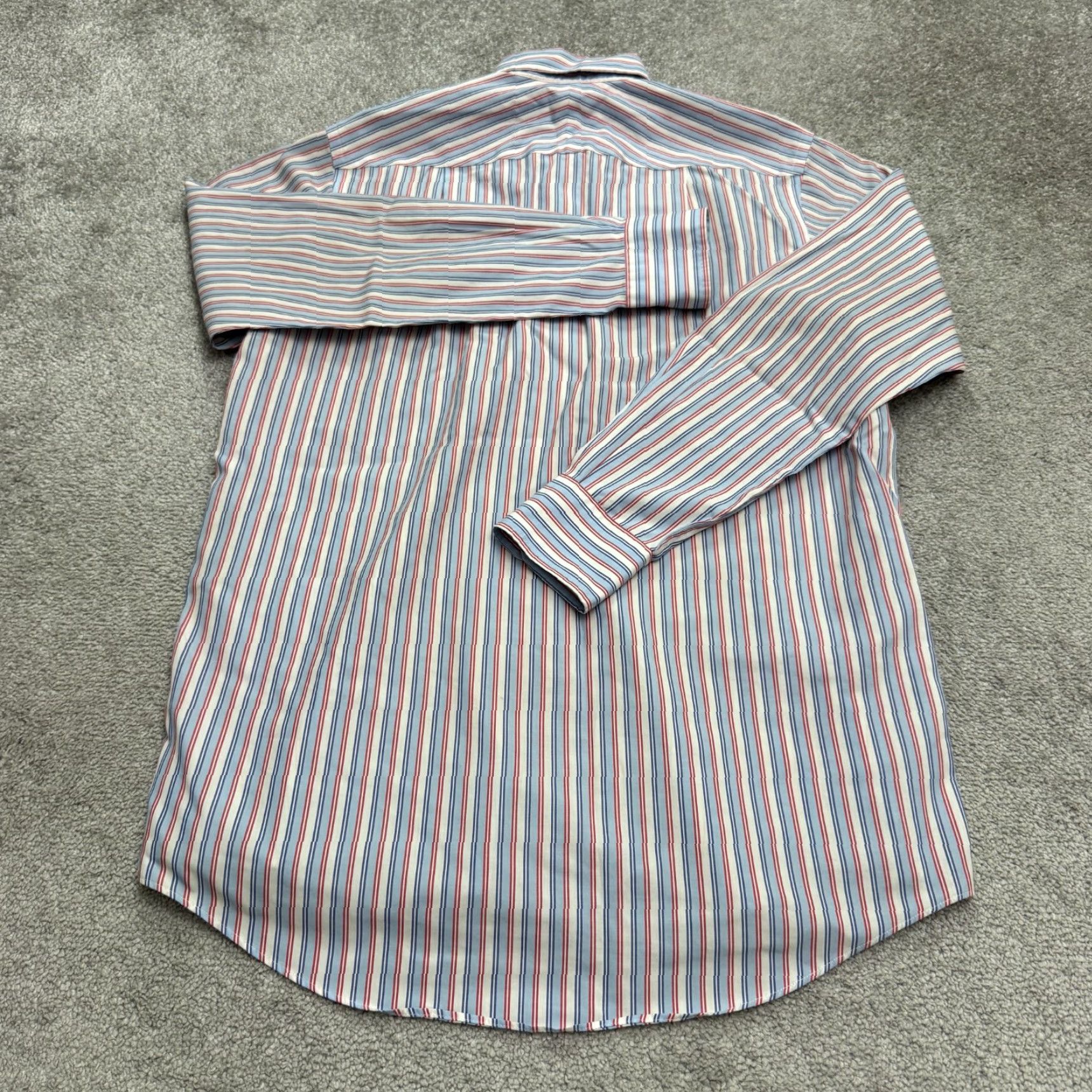 Charles Tyrwhitt Charles Tyrwhitt Dress Shirt Mens M Multicolor Striped Button-Down Non-Iron Size 40R - 2 Thumbnail