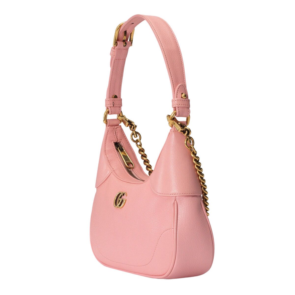 Gucci GUCCI Aphrodite Small $1980 Light Pink Soft Leather Shoulder Size ONE SIZE - 2 Thumbnail
