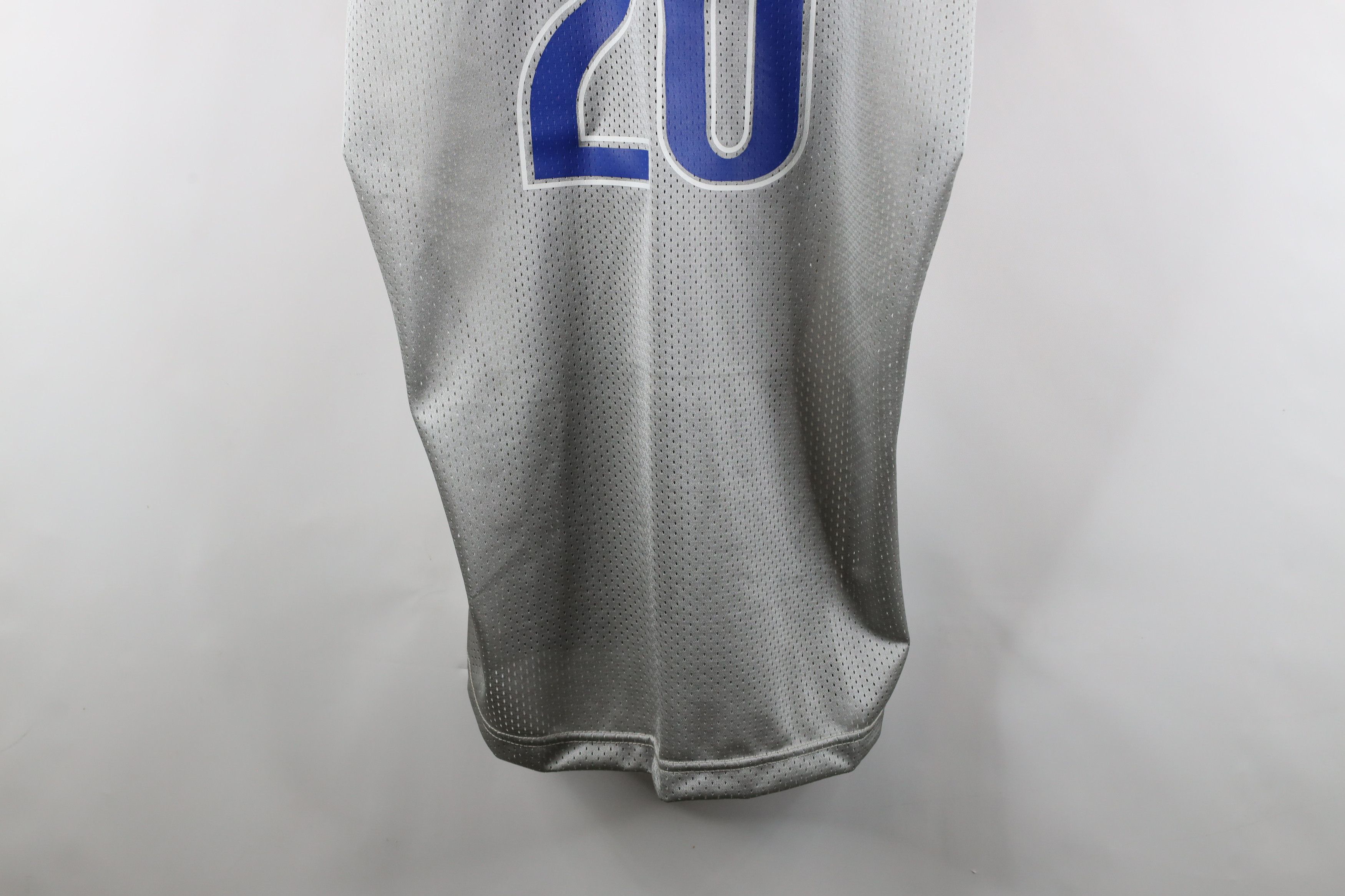 Vintage Vintage 90s Sanders Detroit Lions Football Jersey Silver #20 Size US XL / EU 56 / 4 - 4 Thumbnail