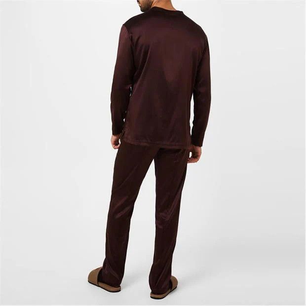 Tom Ford o1g2r1mq0724 Silk Henley Shirts in Maroon Size US L / EU 52-54 / 3 - 5 Thumbnail