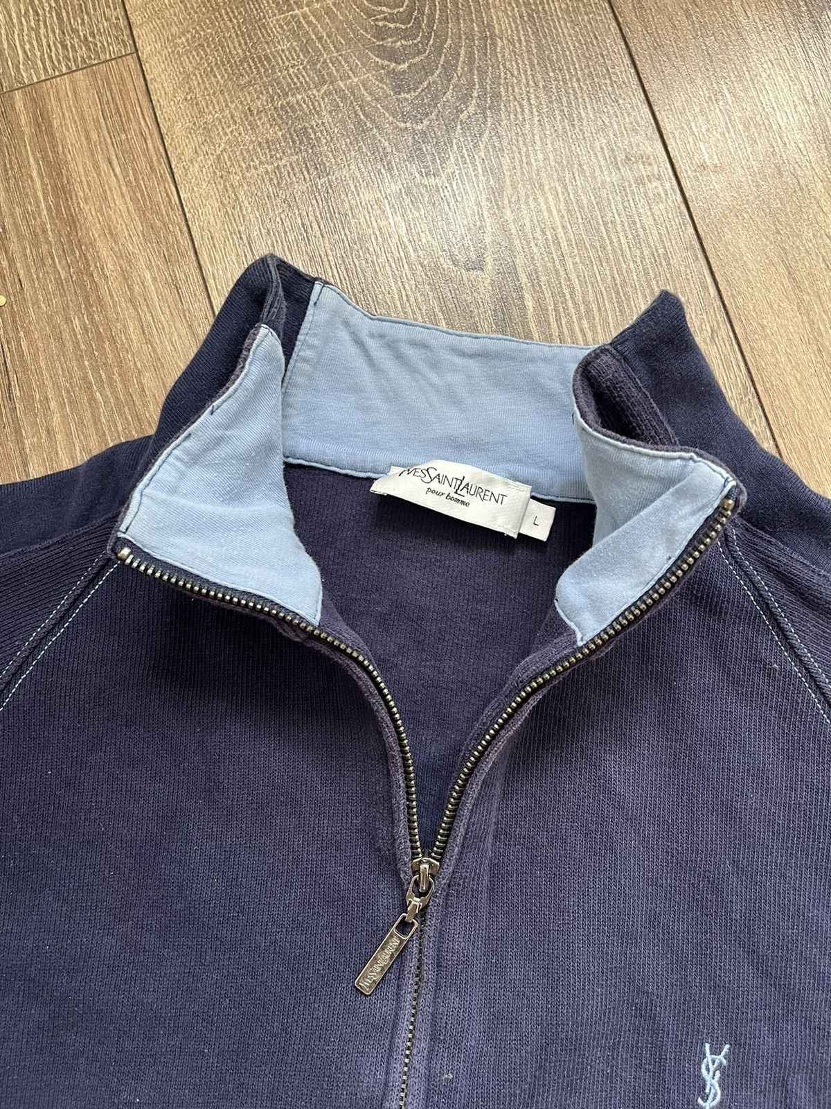 YSL vintage zip sweatshirt