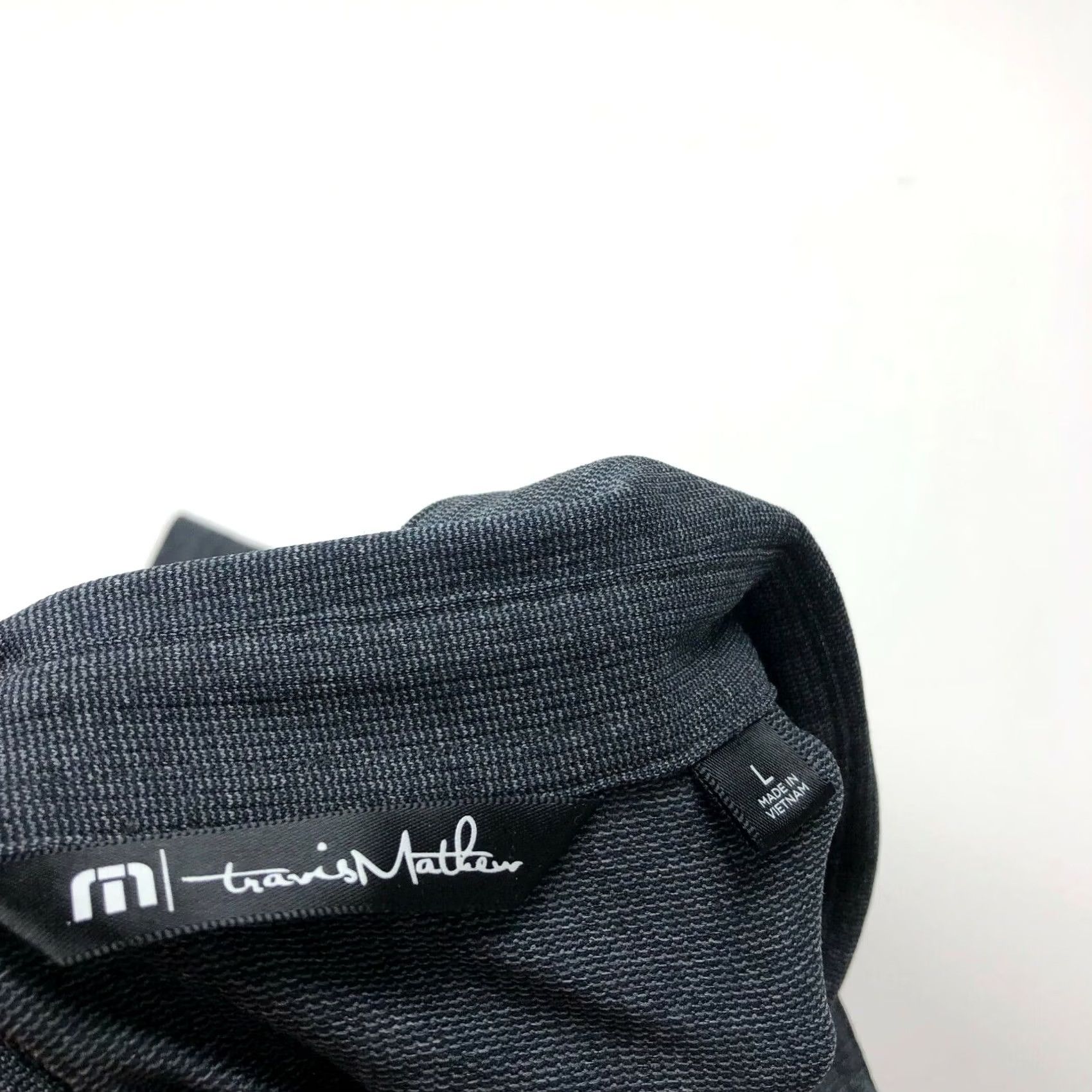 TravisMathew Travis Mathew Polo Shirt Mens Golf Short Sleeve Button LOGO PATCH Gray L Regular Short Sleeve Polo Shirt Mens Golf Logo Patch Gray Size US L / EU 52-54 / 3 - 7 Thumbnail