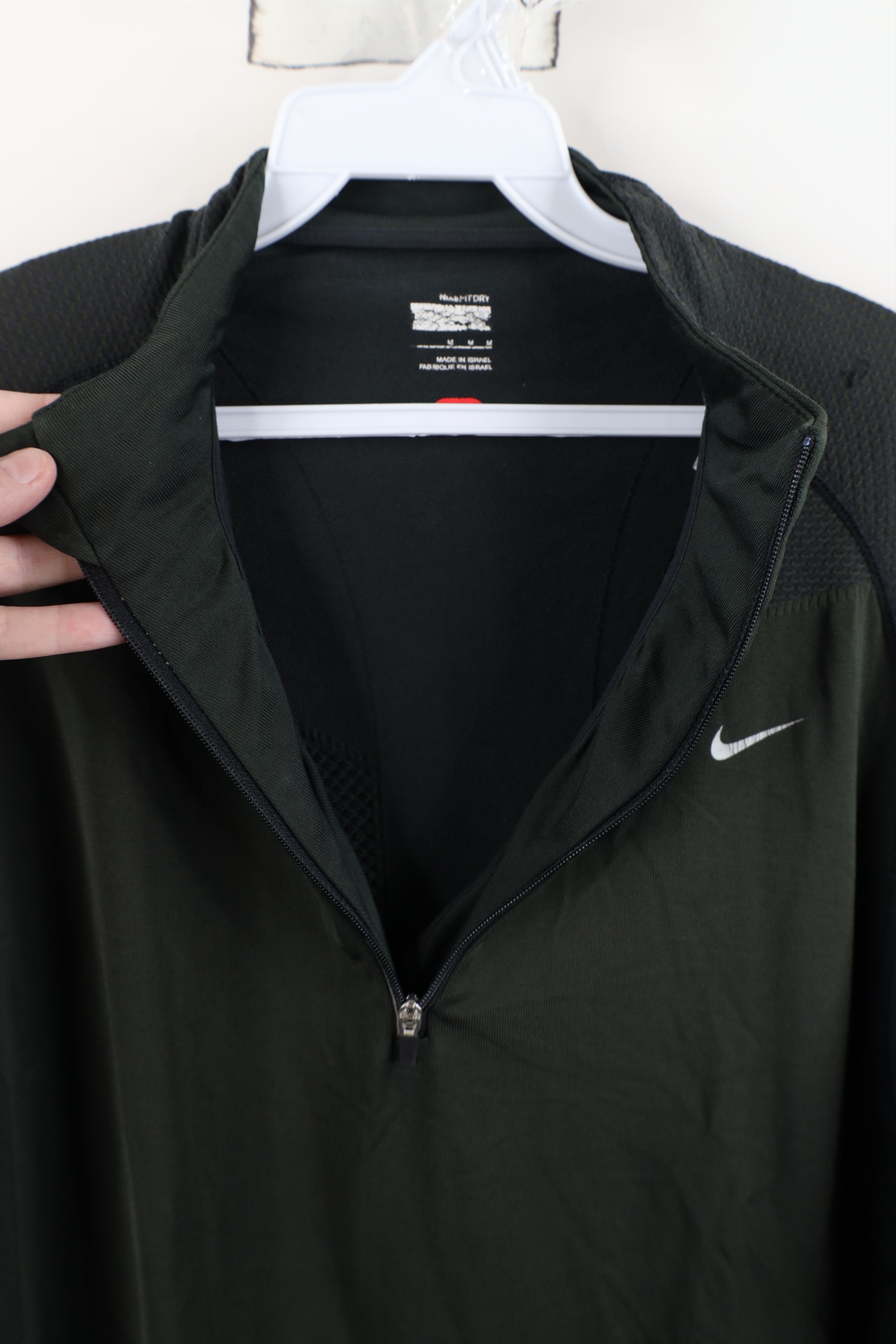 Nike Vintage Y2K Nike Mini Swoosh Knit Half Zip Pullover Top Size US M / EU 48-50 / 2 - 7 Thumbnail