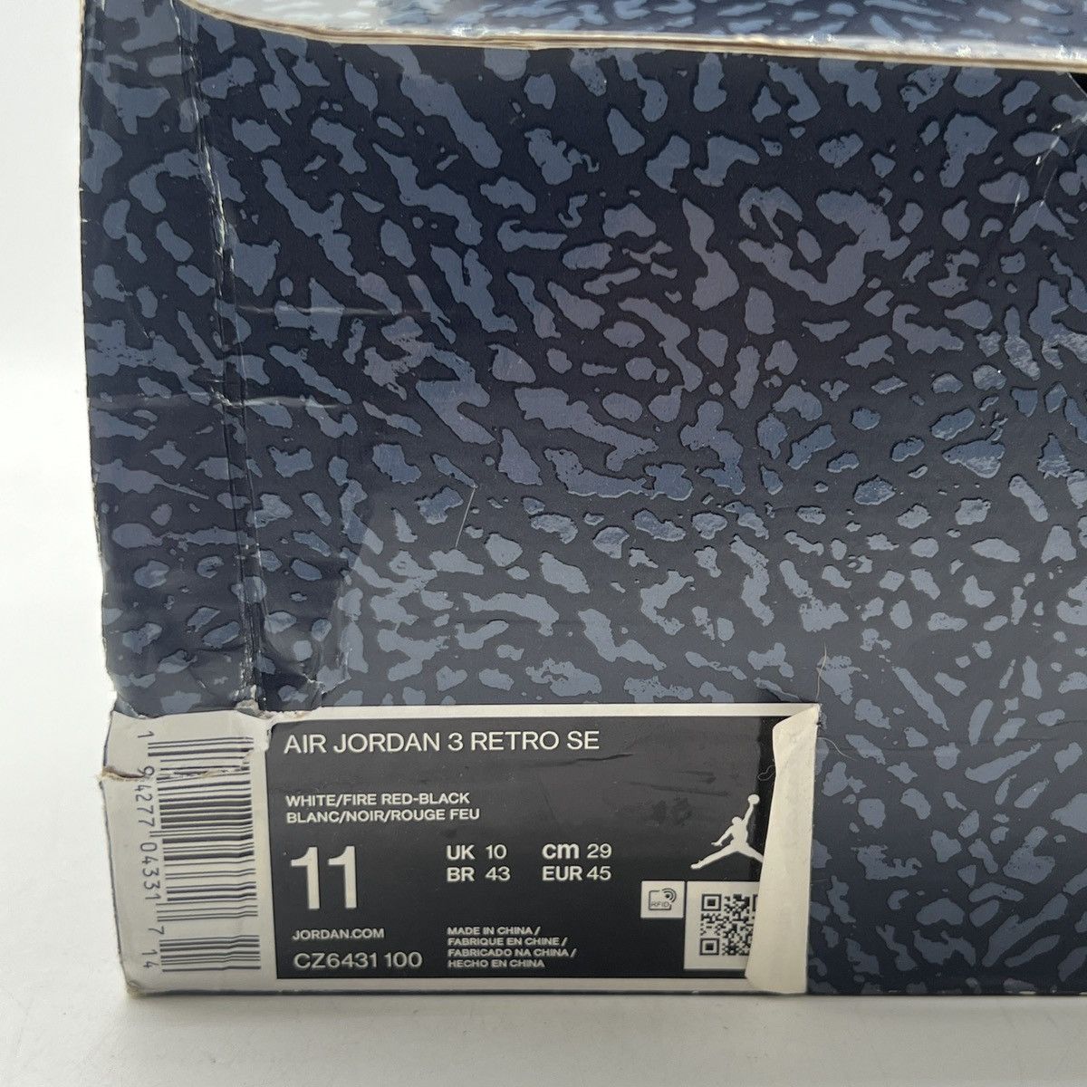 Jordan Brand Air Jordan 3 denim fire red Size US 11 / EU 44 - 6 Thumbnail