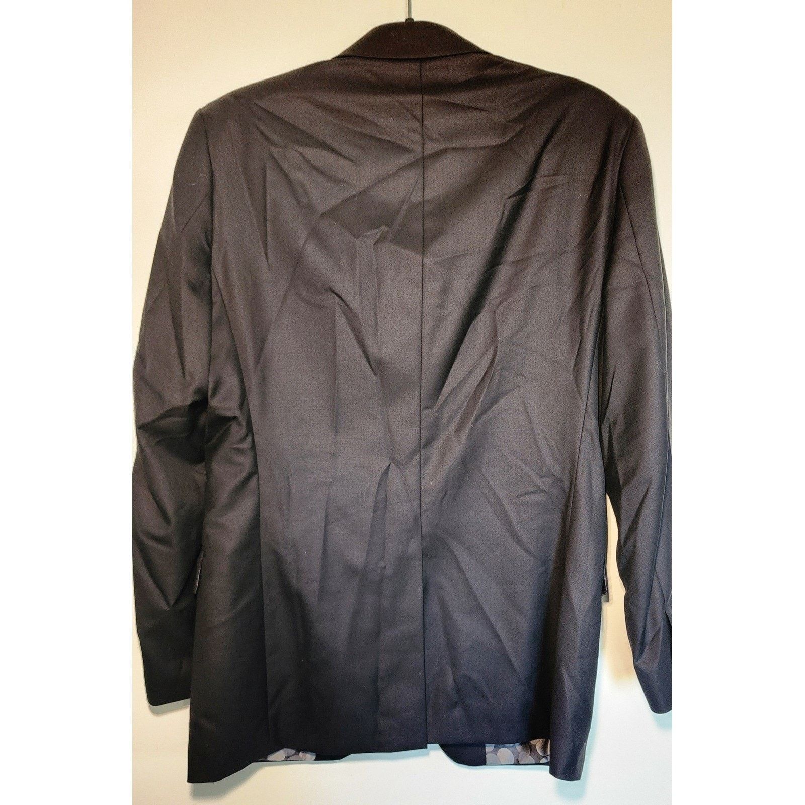 Indochino NWT Indochino Newbury 42 Mens Black 100% Wool Blazer Size 42R - 10 Thumbnail