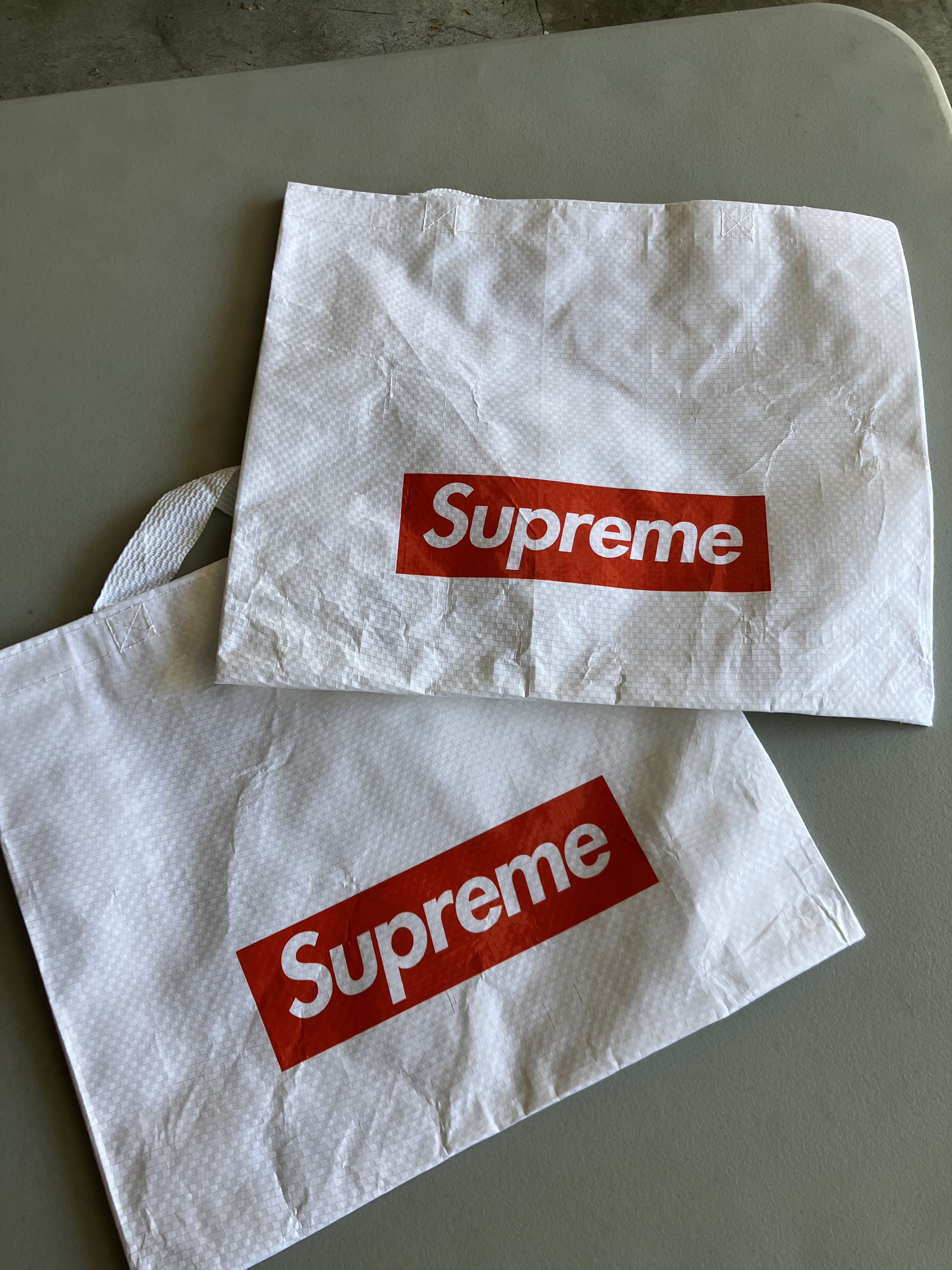 Supreme Supreme 2x Reusable Shopping Bags Size ONE SIZE - 1 Thumbnail
