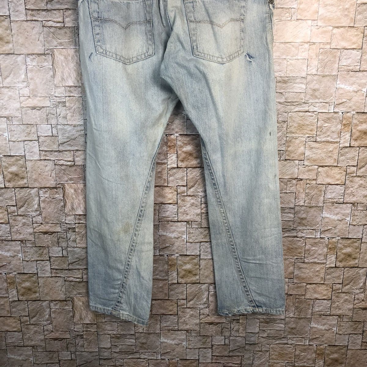Beams Plus BeamsBoy Blue Distressed Denim Pants #A51 Size US 34 / EU 50 - 16 Thumbnail