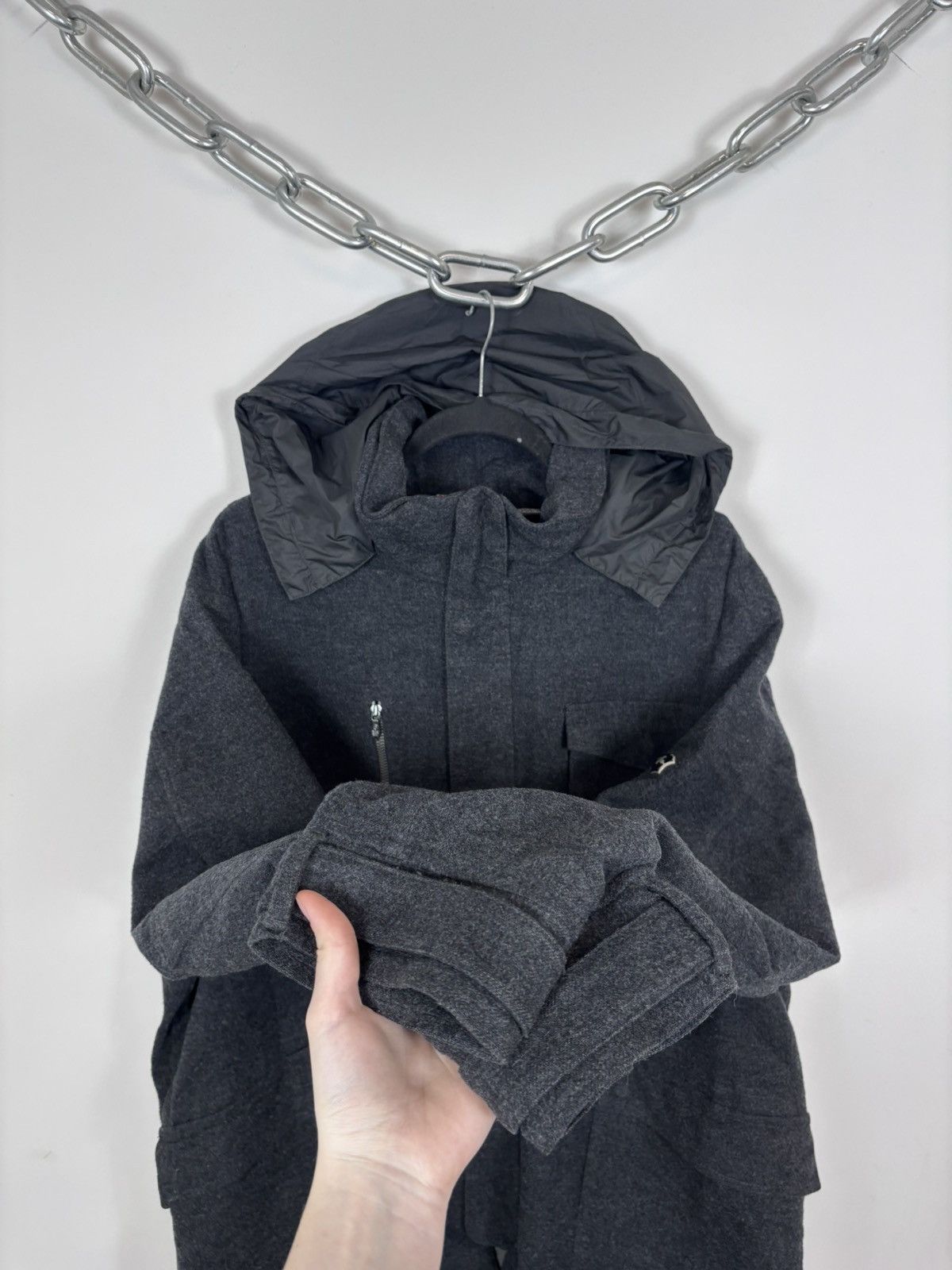 Victorinox Victorinox Swiss Men’s Multipocket Tech Wool Hooded Coat Size US XL / EU 56 / 4 - 10 Thumbnail