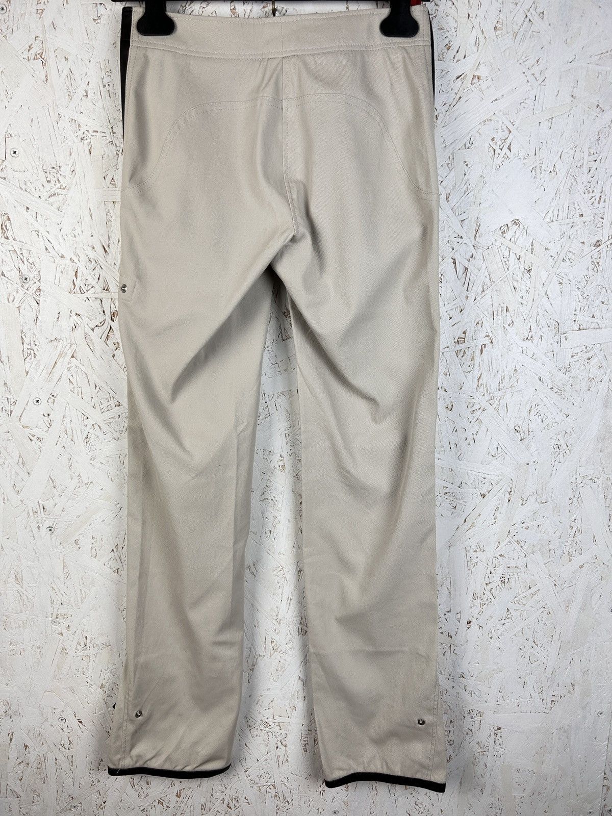 Prada Vintage Prada Leather Inserts Stretch Womens Archive Pants Size 26" / US 2 / IT 38 - 7 Thumbnail