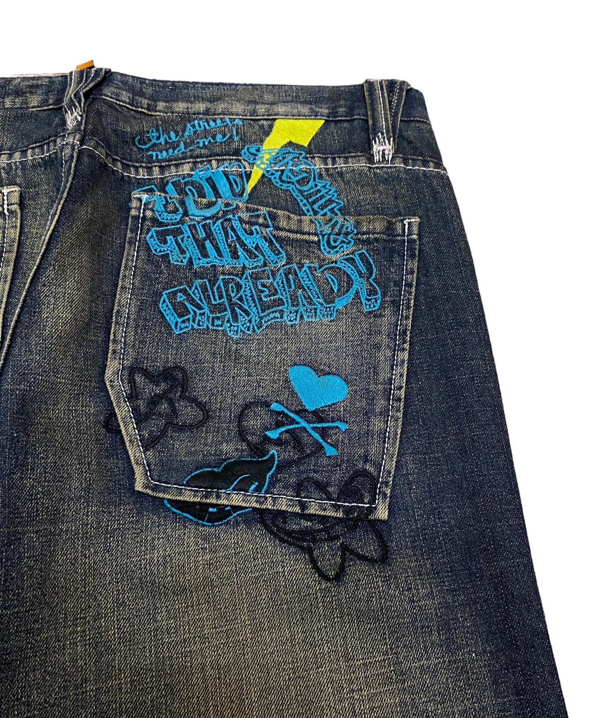 Akademiks Rare Design Vintage Brand Akademiks Baggy Rapper Jeans 2000s Size US 36 / EU 52 - 5 Thumbnail