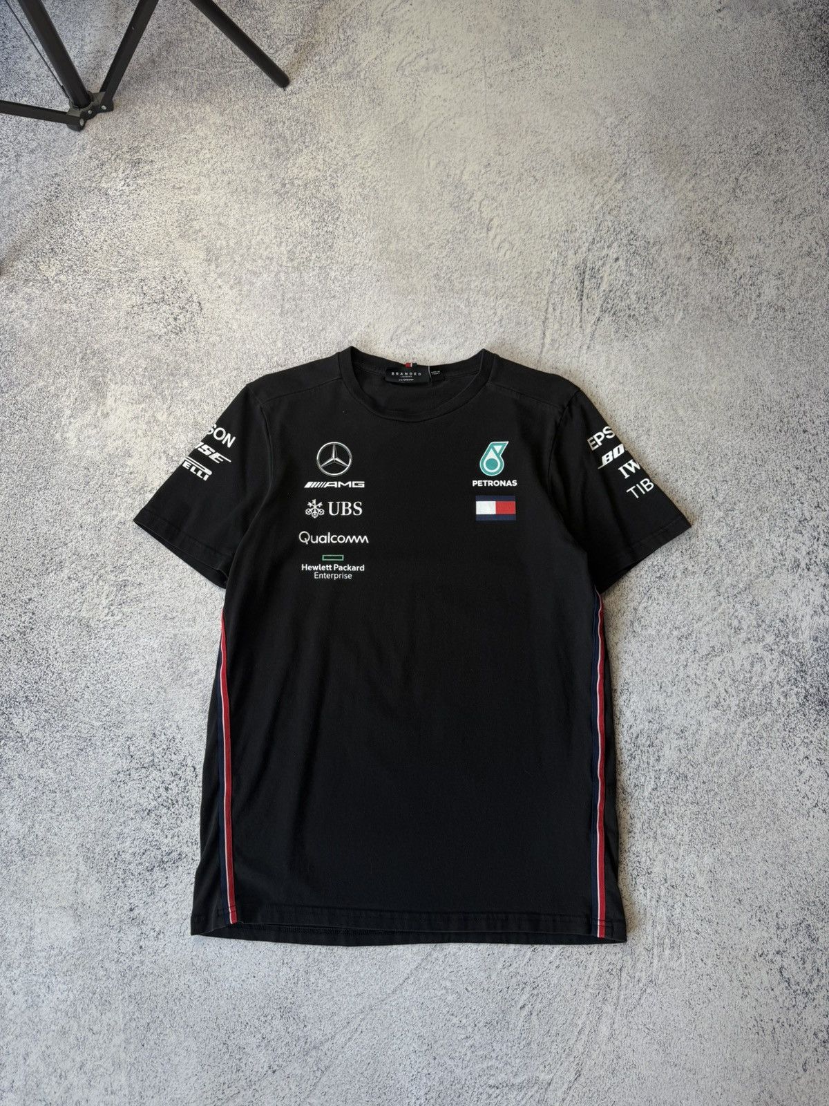 Mercedes-Benz Men's Mercedes Benz Petronas Hugo Boss Black Racing T-Shirt Size US S / EU 44-46 / 1 - 2 Thumbnail