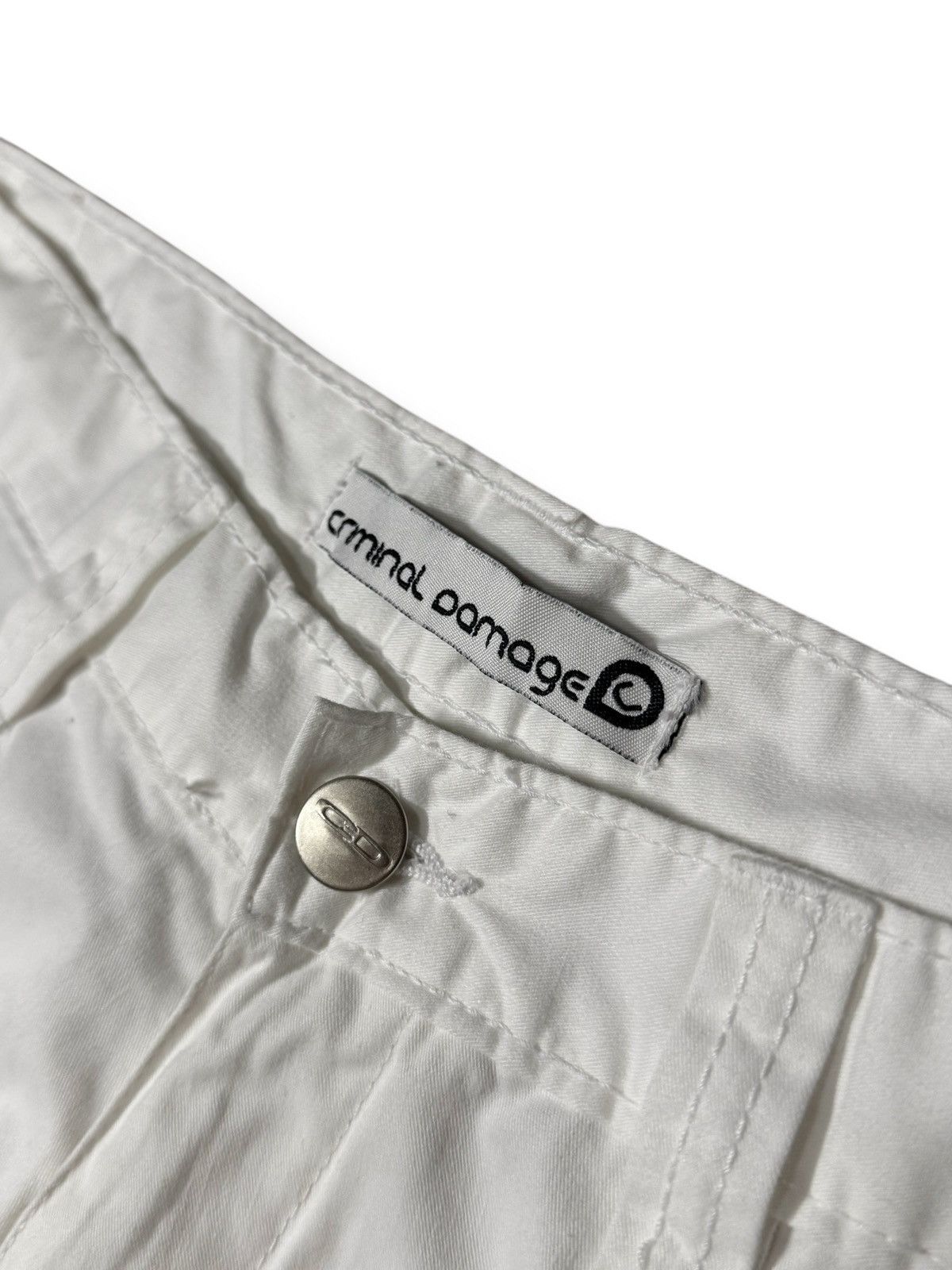 Criminal Damage Vintage Y2K Criminal Damage Rave Wide Leg Japanese Brand Size US 30 / EU 46 - 6 Thumbnail