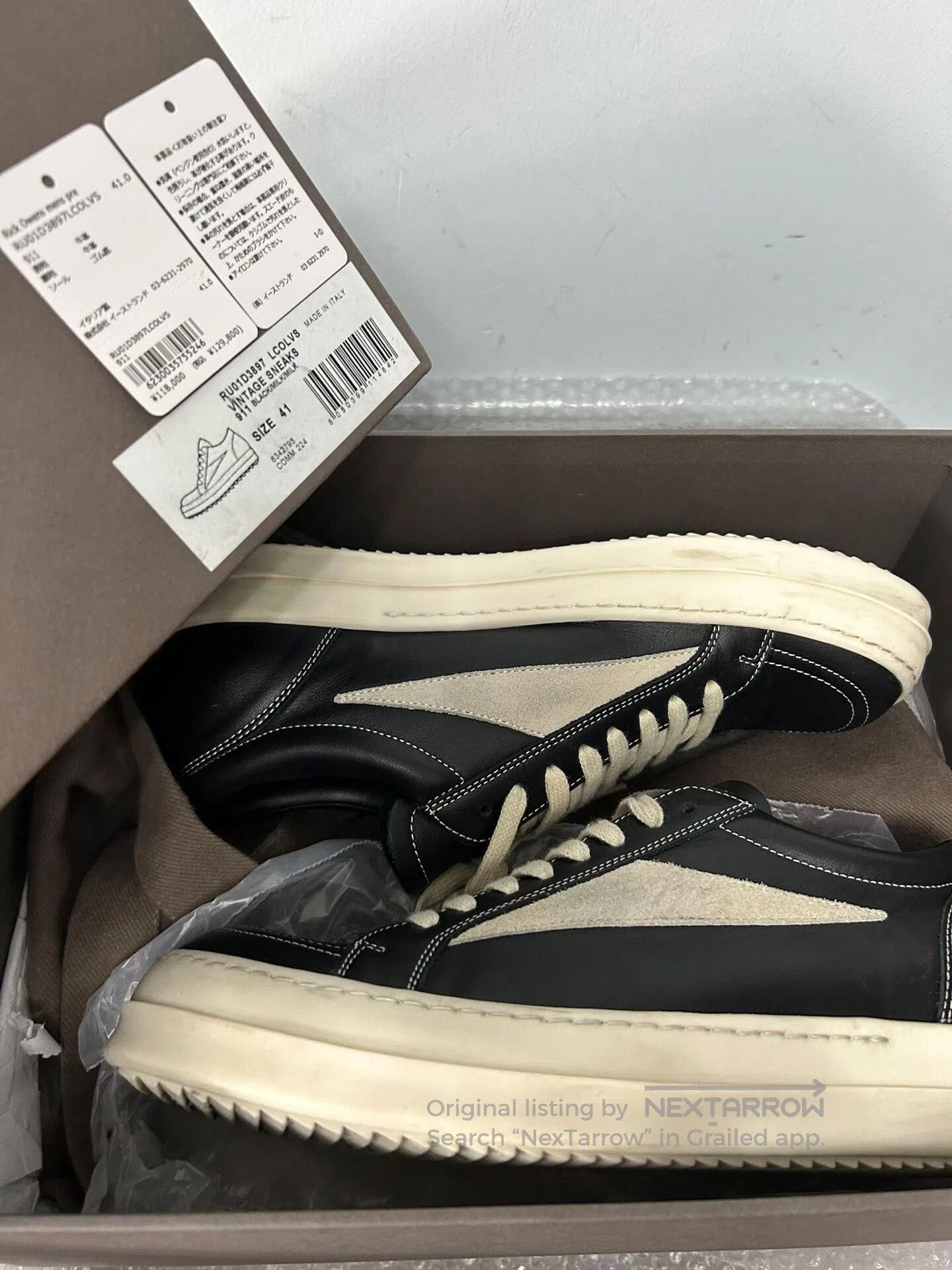 Other rick owens black leather sneakers size 41. Size US 8 / EU 41 - 7 Thumbnail