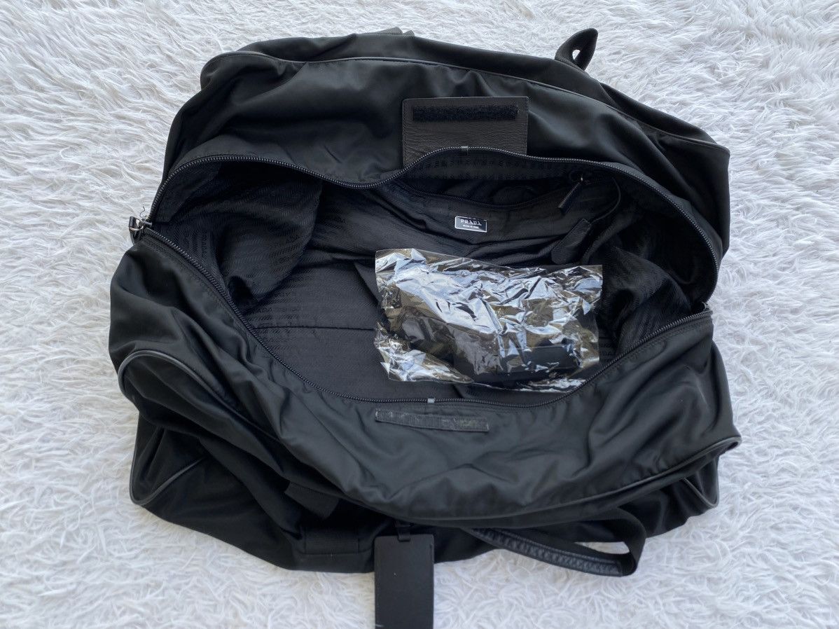 Prada PRADA Duffle Travel Carry Handbag Shoulder Bag Black Nylon Size ONE SIZE - 13 Thumbnail