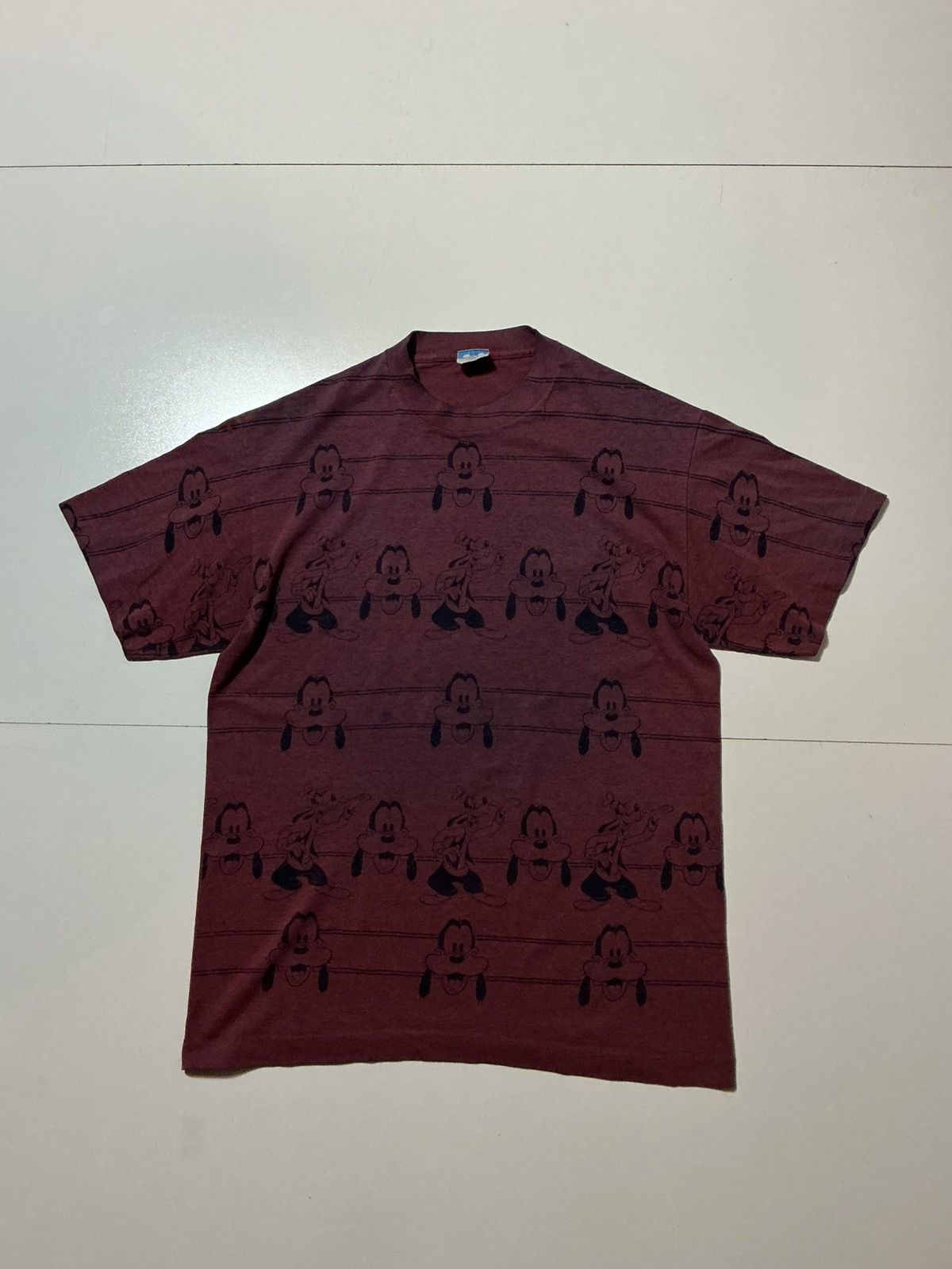 Vintage 80s Disney Character Goofy Single Stitch T-Shirt