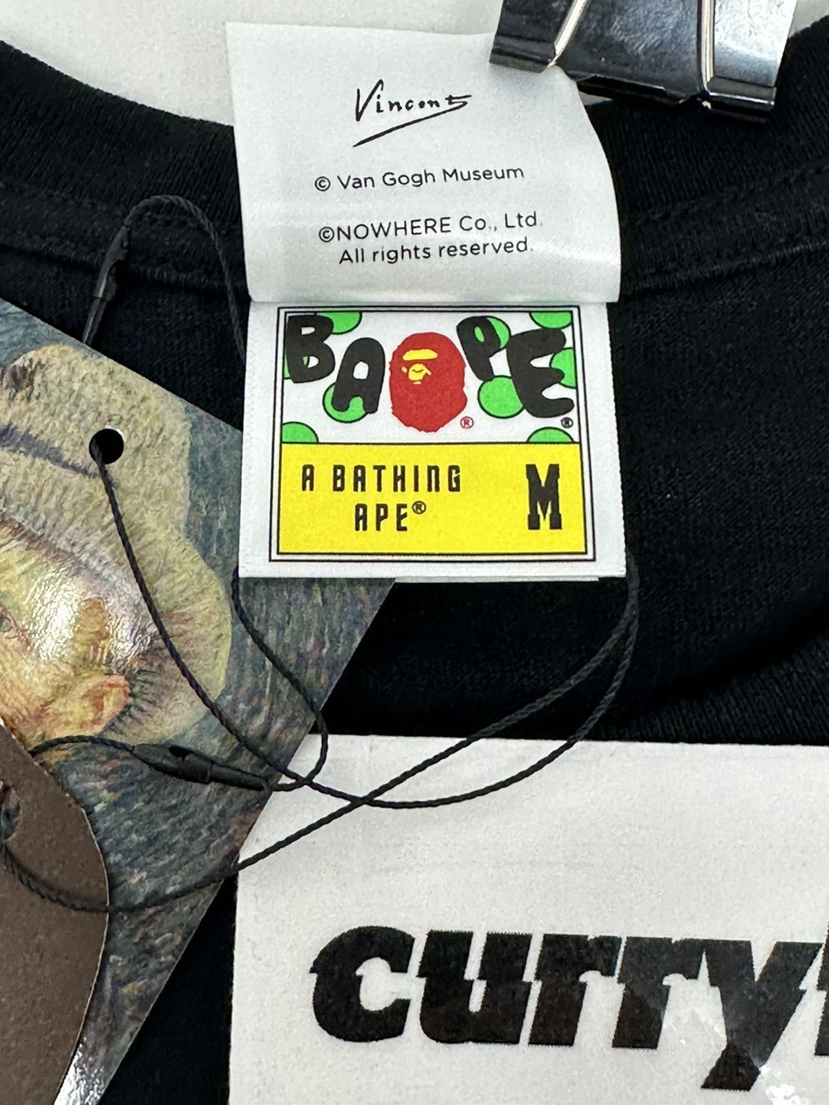 BAPE x Van Gogh Museum Baby Milo Tee Black