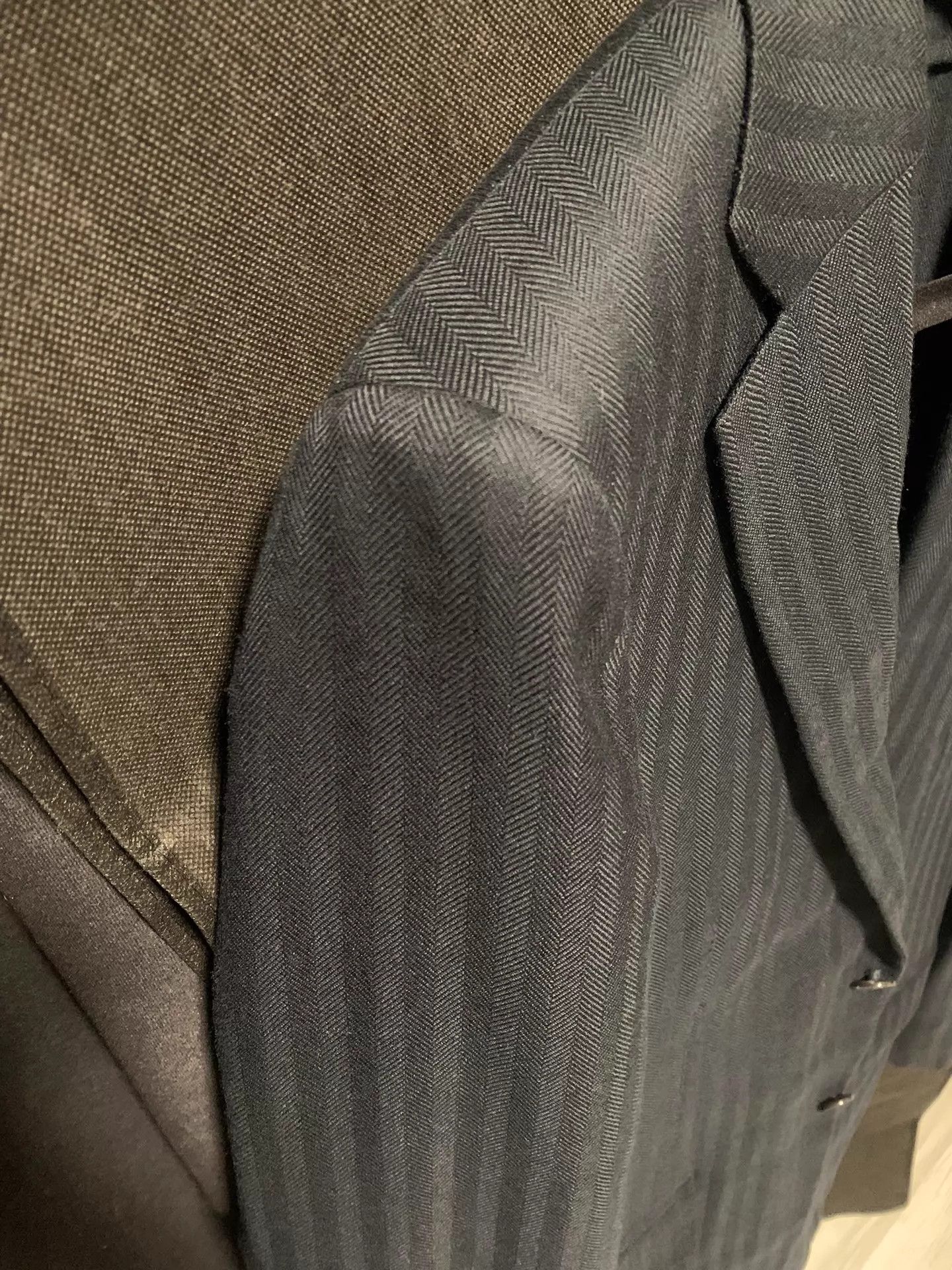 Ermenegildo Zegna Zegna Couture xxx Handmade Cashmere Navy Pinstripe Blazer Size 48S - 5 Thumbnail