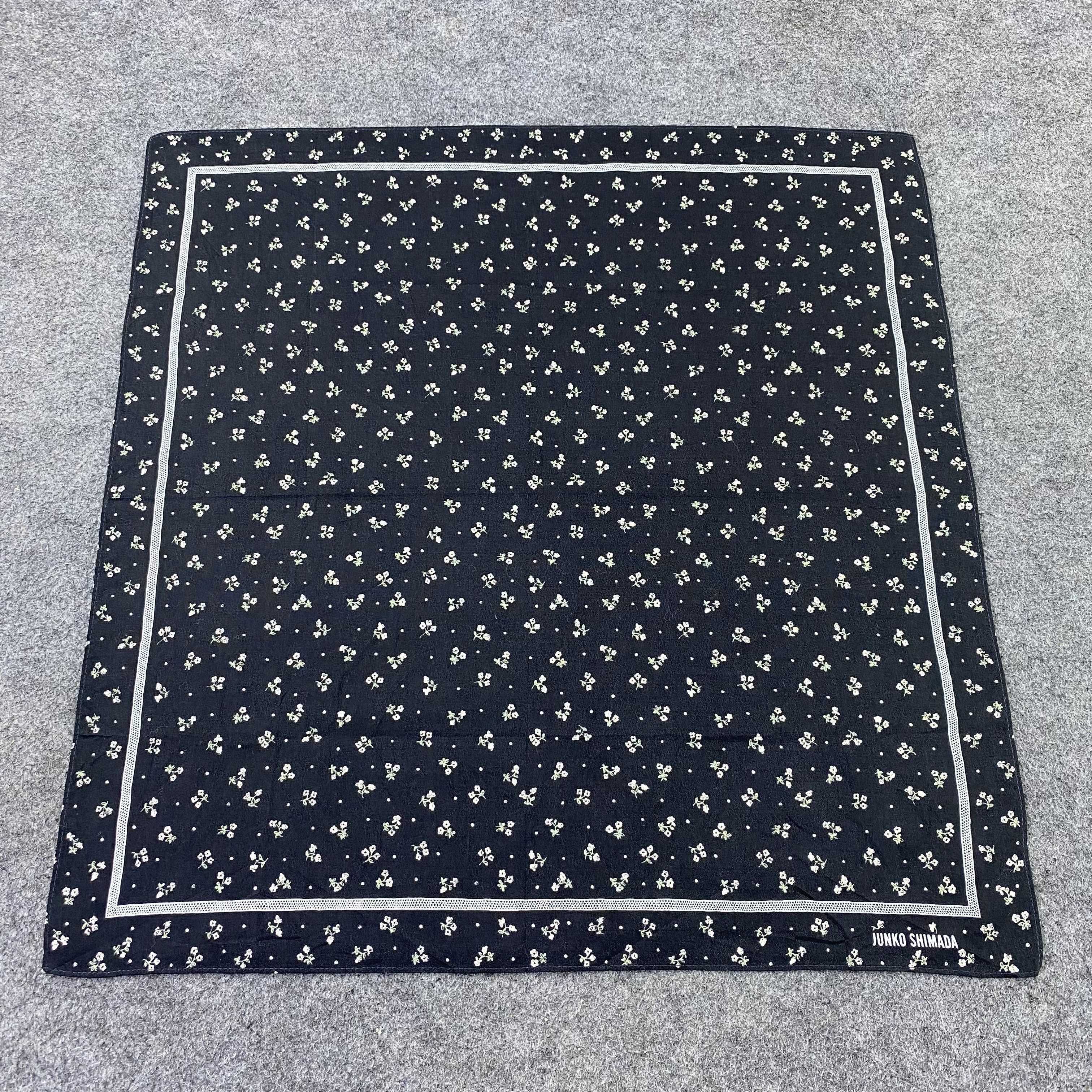 Japanese Brand Junko Shimada Handkerchief / Bandana / Neckerchief-B1369 Size ONE SIZE - 3 Thumbnail