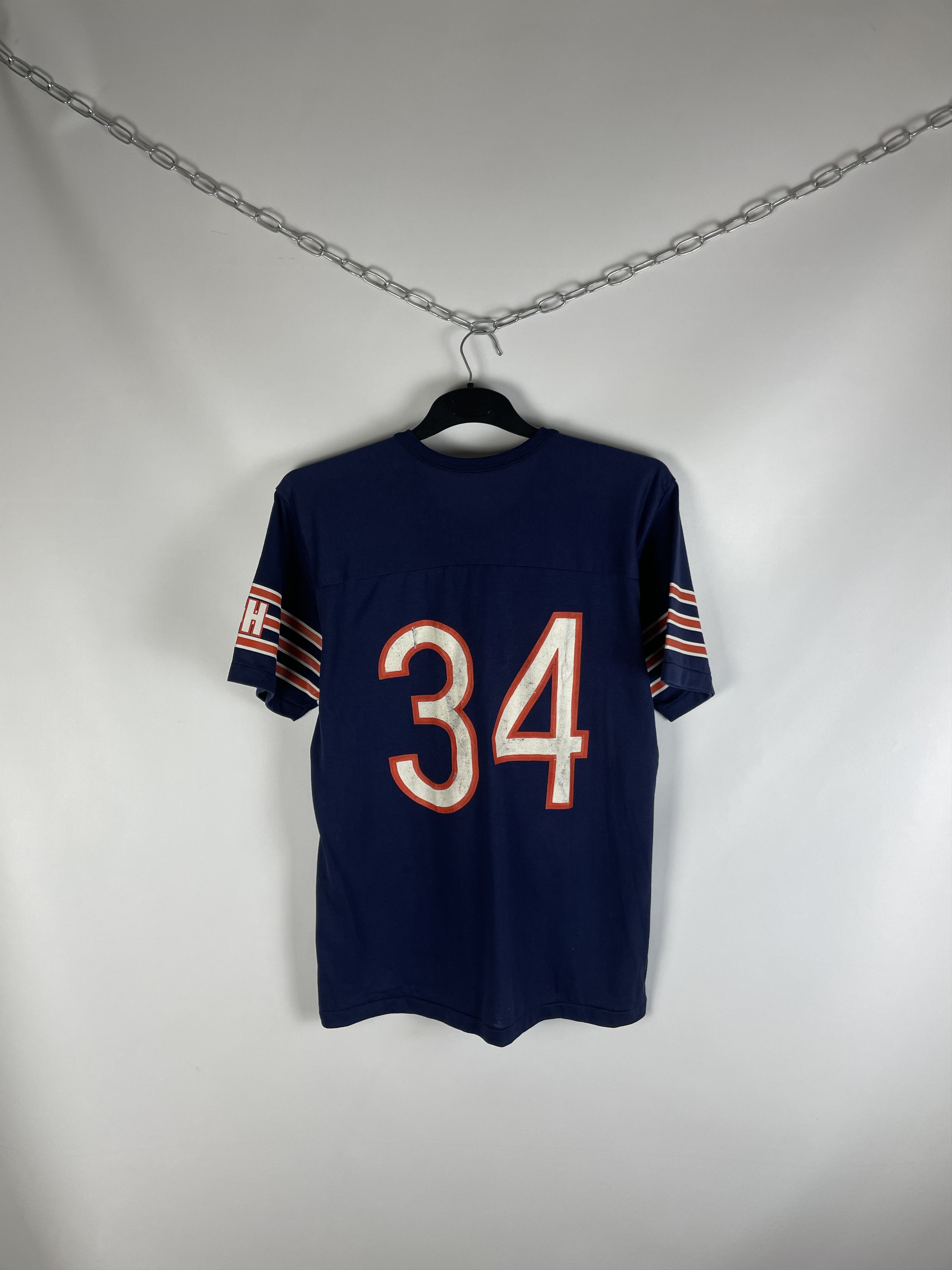 NFL #34 CHICAGO BEARS VINTAGE 80s JERSEY Size US L / EU 52-54 / 3 - 7 Thumbnail