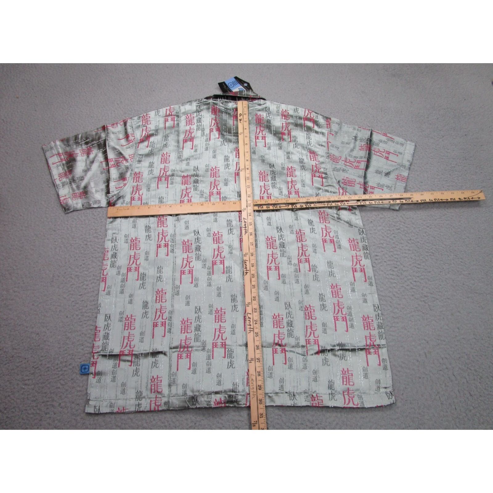 Vintage VINTAGE Kno Betta Shirt mens M Japanese Abstract Metallic Satin y2k All Over Size US M / EU 48-50 / 2 - 6 Thumbnail