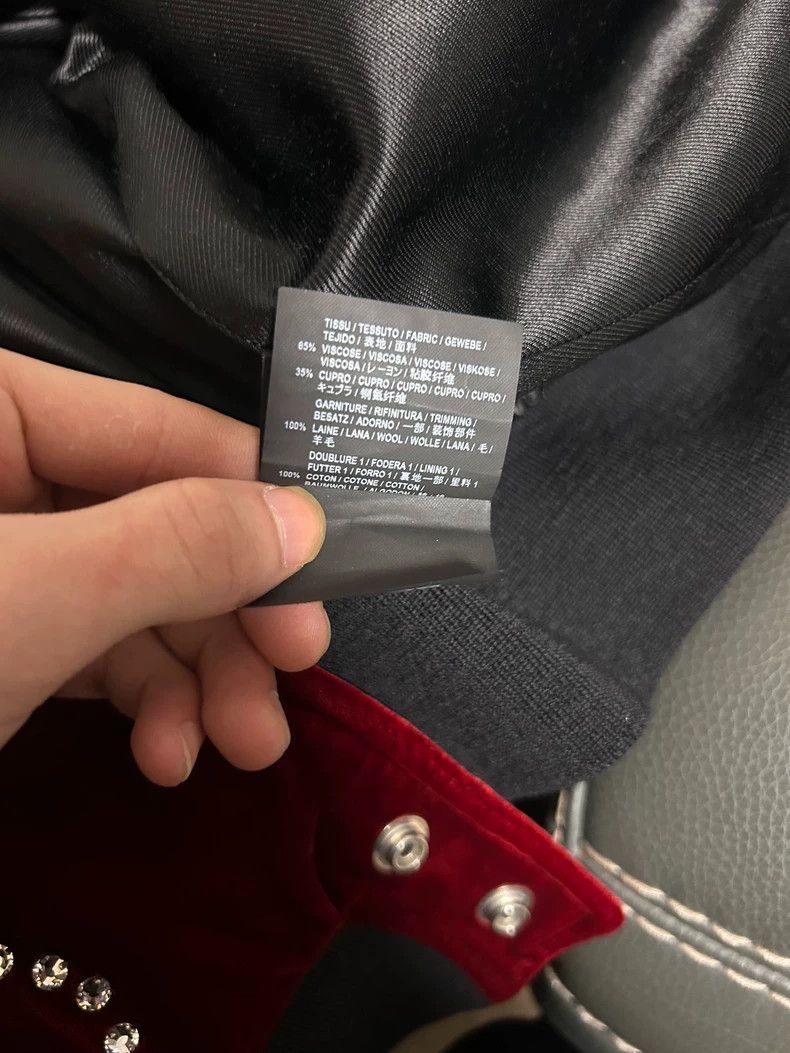 Saint Laurent Paris saint Laurent paris2016 FW Wine Red Velvet Note Jacket 250 Size US M / EU 48-50 / 2 - 5 Thumbnail