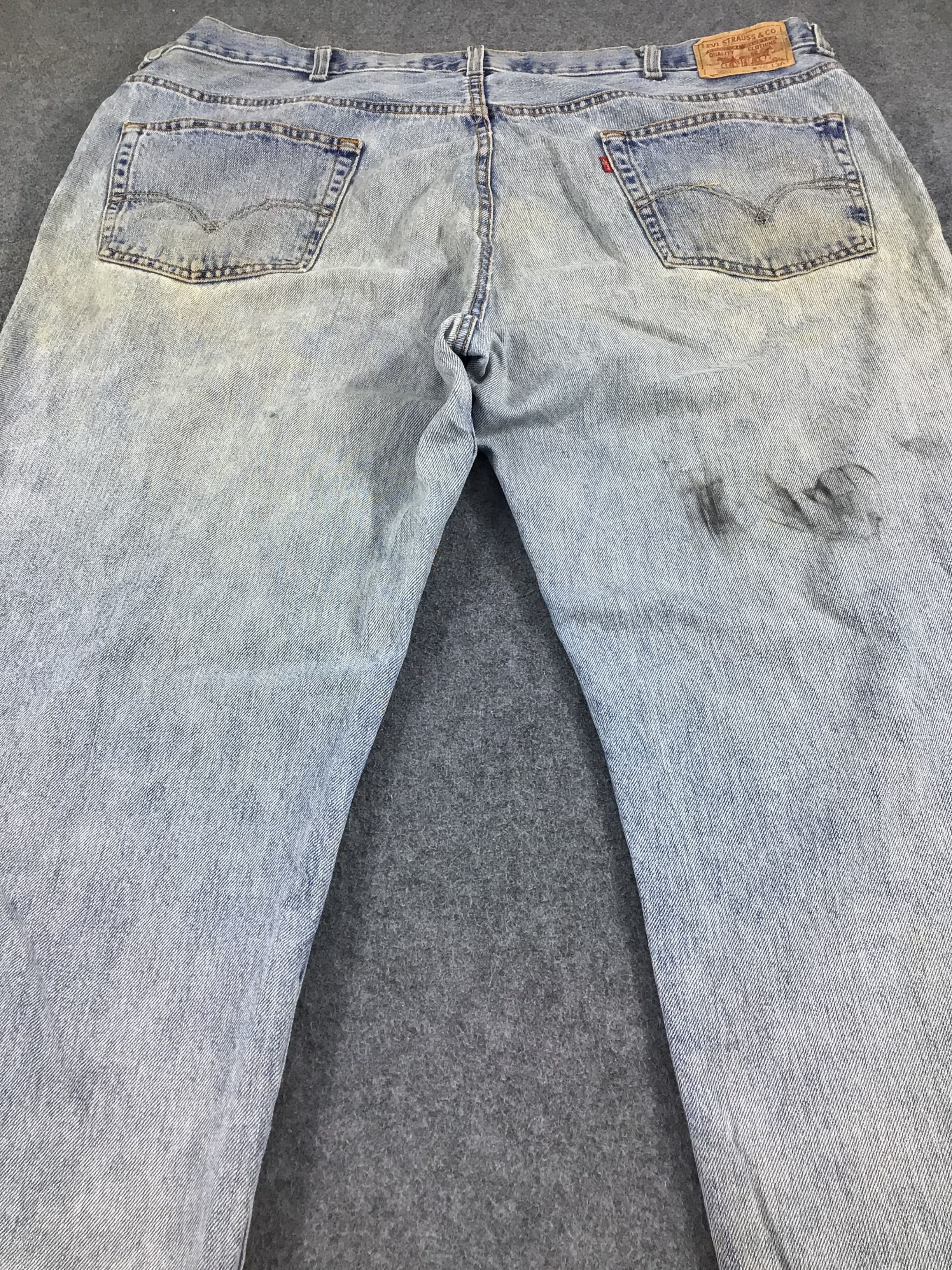Levi's Vintage Levis 550 Jeans Dirty Stone Wash 46x29 KJ286 Size US 44 / EU 60 - 4 Thumbnail