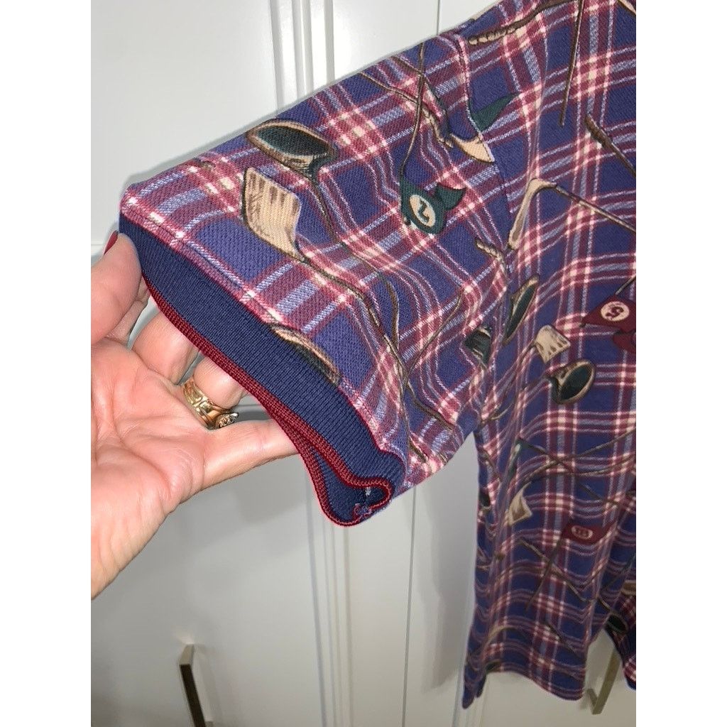 Duck Head Duck Head Vintage Plaid Polo Shirt Men's Size Large Collared Size US L / EU 52-54 / 3 - 2 Thumbnail