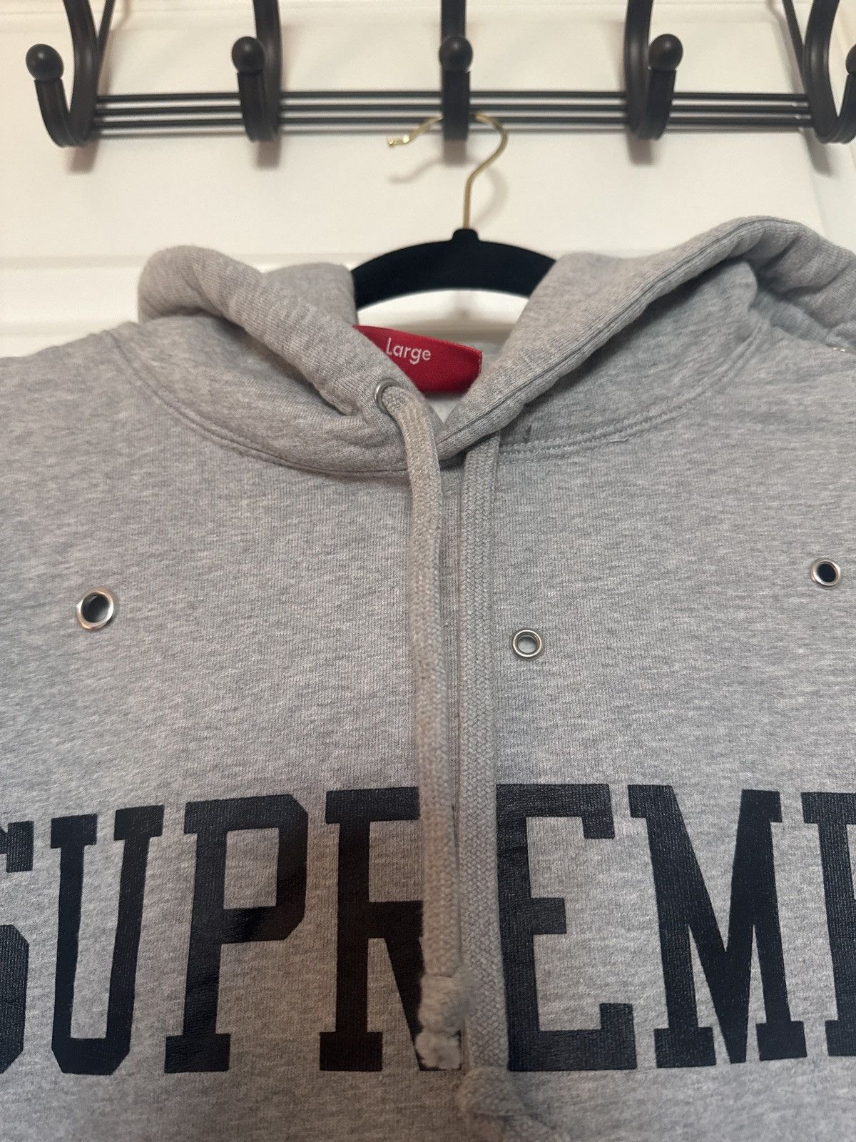 Supreme Supreme Grommet Hoodie – FW20 Size US L / EU 52-54 / 3 - 5 Thumbnail
