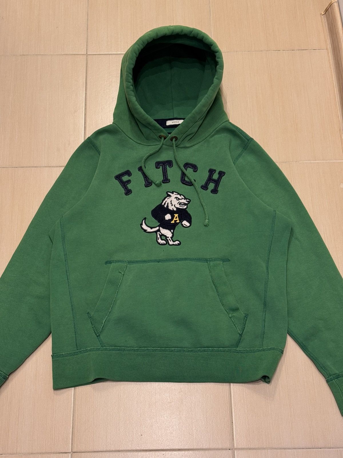 Abercrombie & Fitch Abercrombie & Fitch Green Rare Vintage Hoodie Size US M / EU 48-50 / 2 - 1 Thumbnail