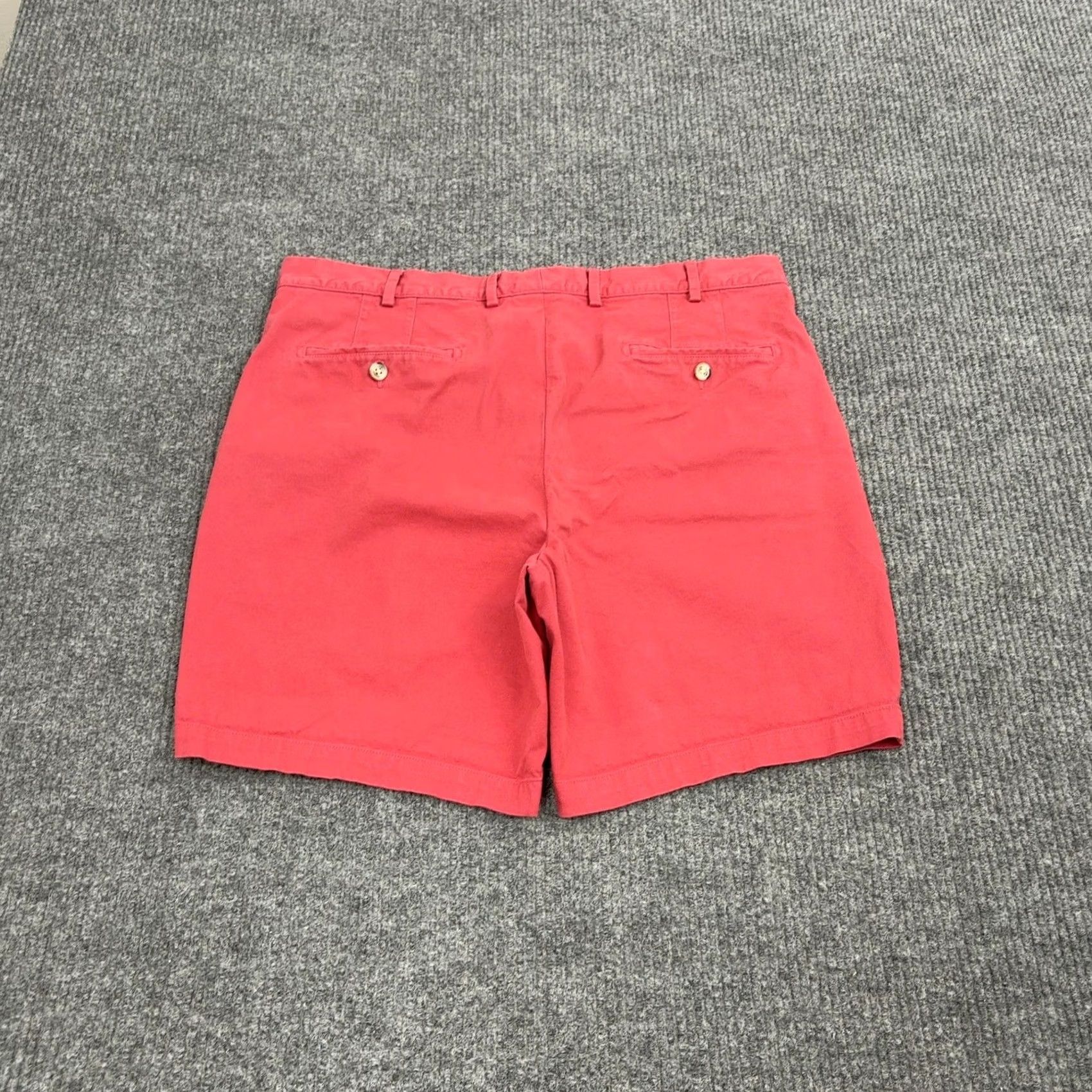 Peter Millar Peter Millar Shorts Mens 36 Red Pima Cotton Spandex Chino Golf Luxury Style Size US 37 - 3 Thumbnail