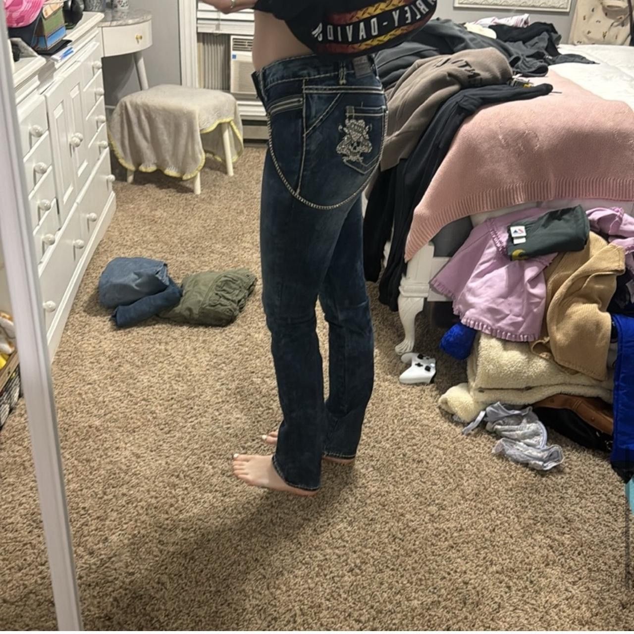 Ed Hardy × Vintage Y2K Ed Hardy Jeans Size 26" / US 2 / IT 38 - 6 Thumbnail