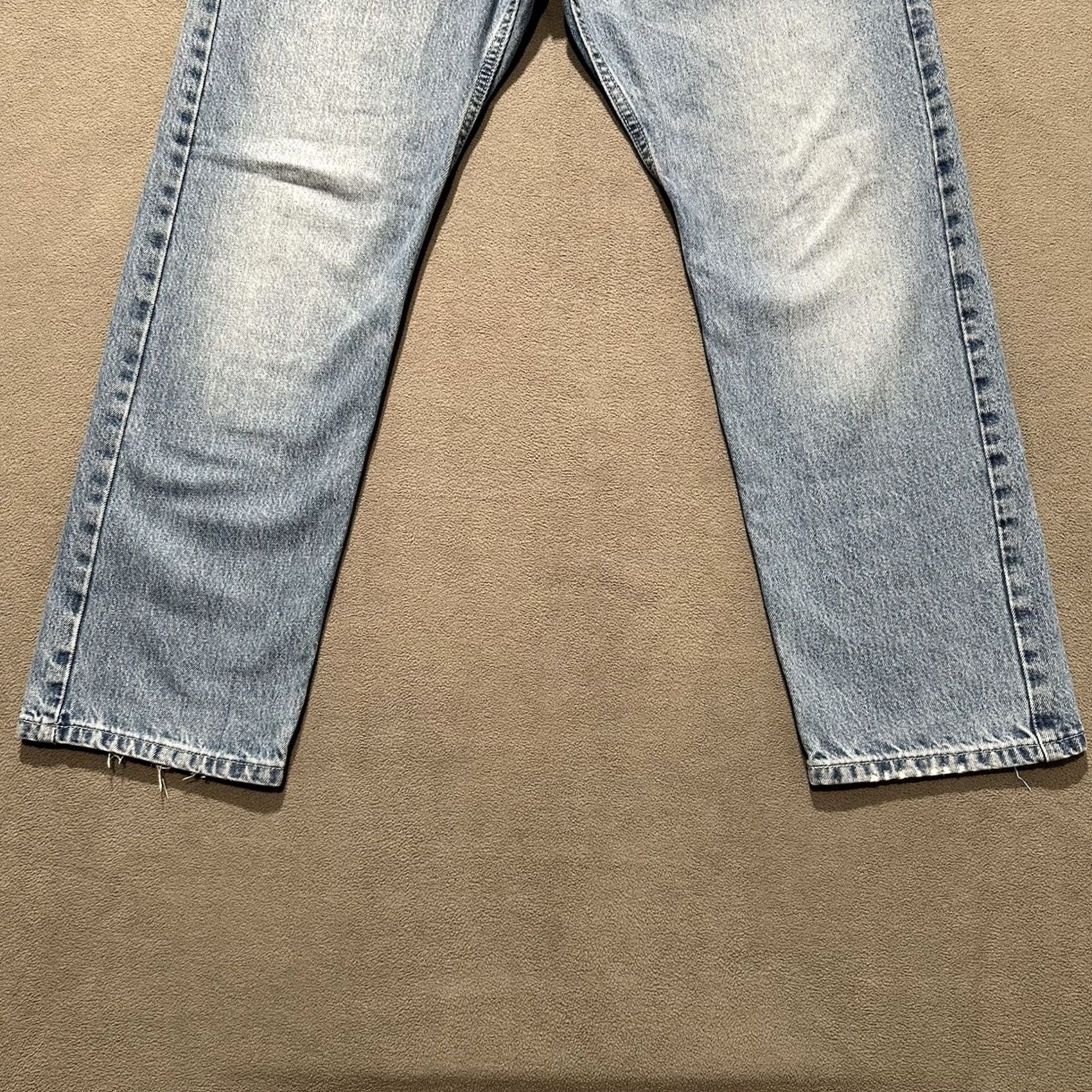 Levi's VINTAGE Levi's Silvertab Jeans Mens 33x30 Blue Denim Straight Leg Light Wash Jeans Regular Mens Size US 33 - 5 Thumbnail