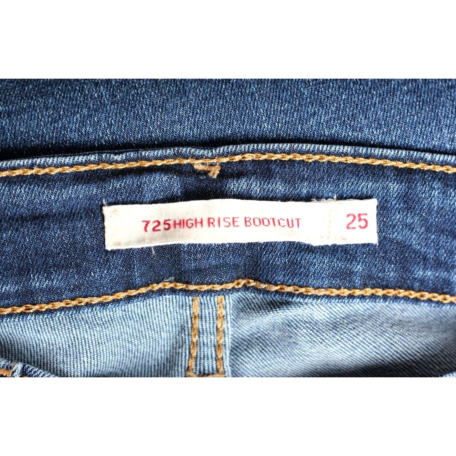 Levi's VINTAGE LEVI’S 725 HIGH RISE BOOTCUT Jeans Women W25 L30 PREMIUM Big E DZ7962 Size 42" / US 20 - 7 Thumbnail