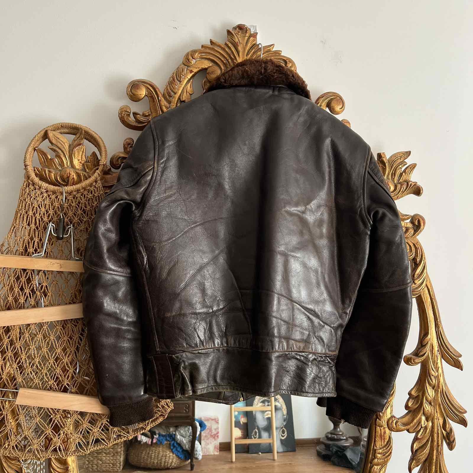 Vintage Vintage like 40s B-2 leather flying jacket ww2 Size US M / EU 48-50 / 2 - 3 Thumbnail