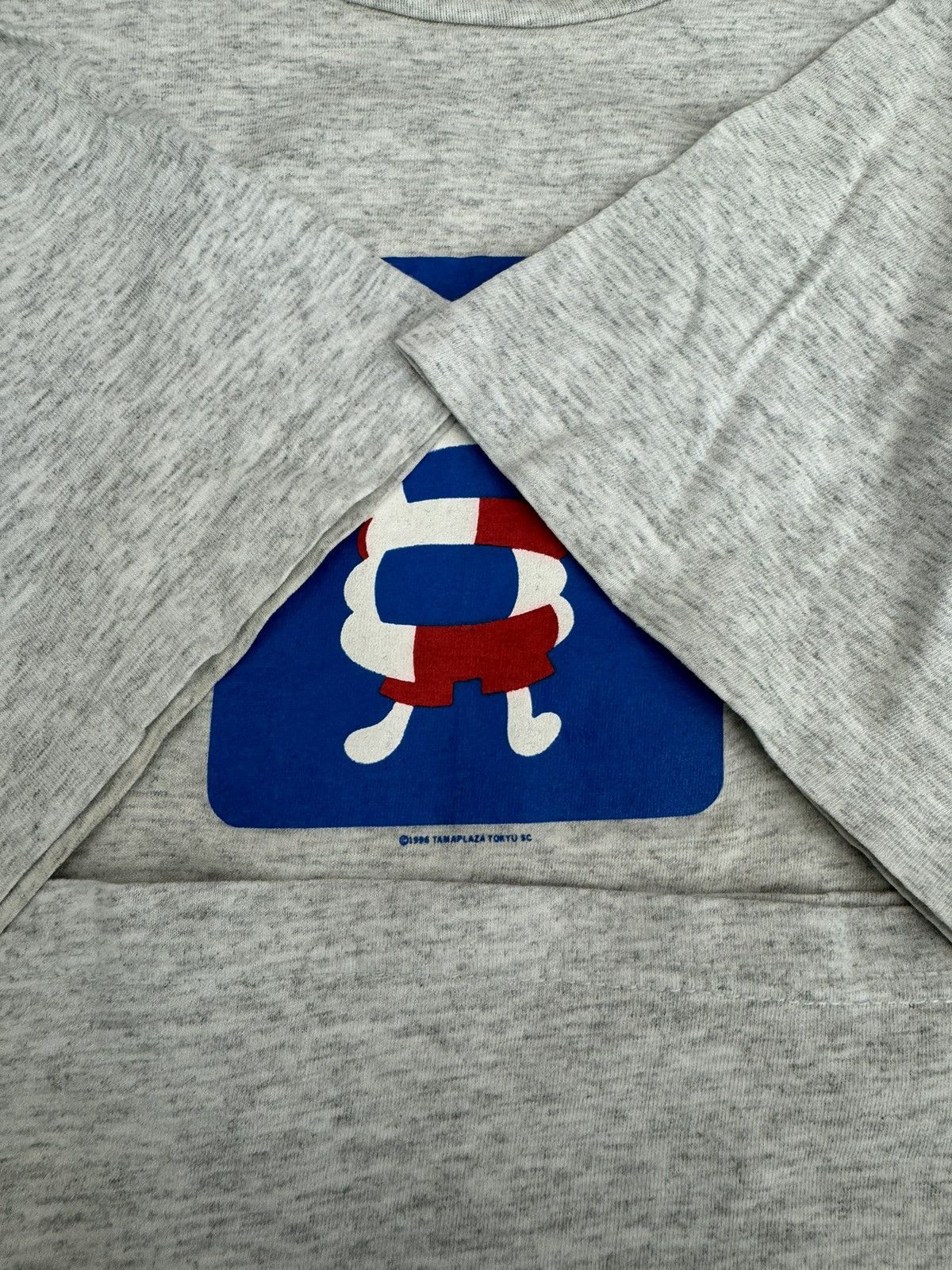 Japanese Brand × Vintage Vintage ‘96 Tamaplaza Tokyu Mascot Icon Grey Tee Size US L / EU 52-54 / 3 - 8 Thumbnail