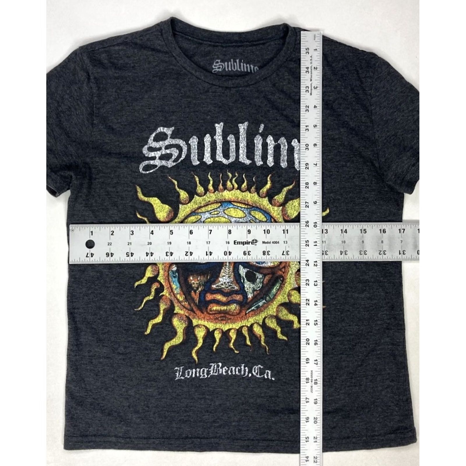 Vintage Sublime T-Shirt Women XS Gray Short Sleeve Crew Neck Pullover Music Merch Vintage? Size XS / US 0-2 / IT 36-38 - 5 Thumbnail