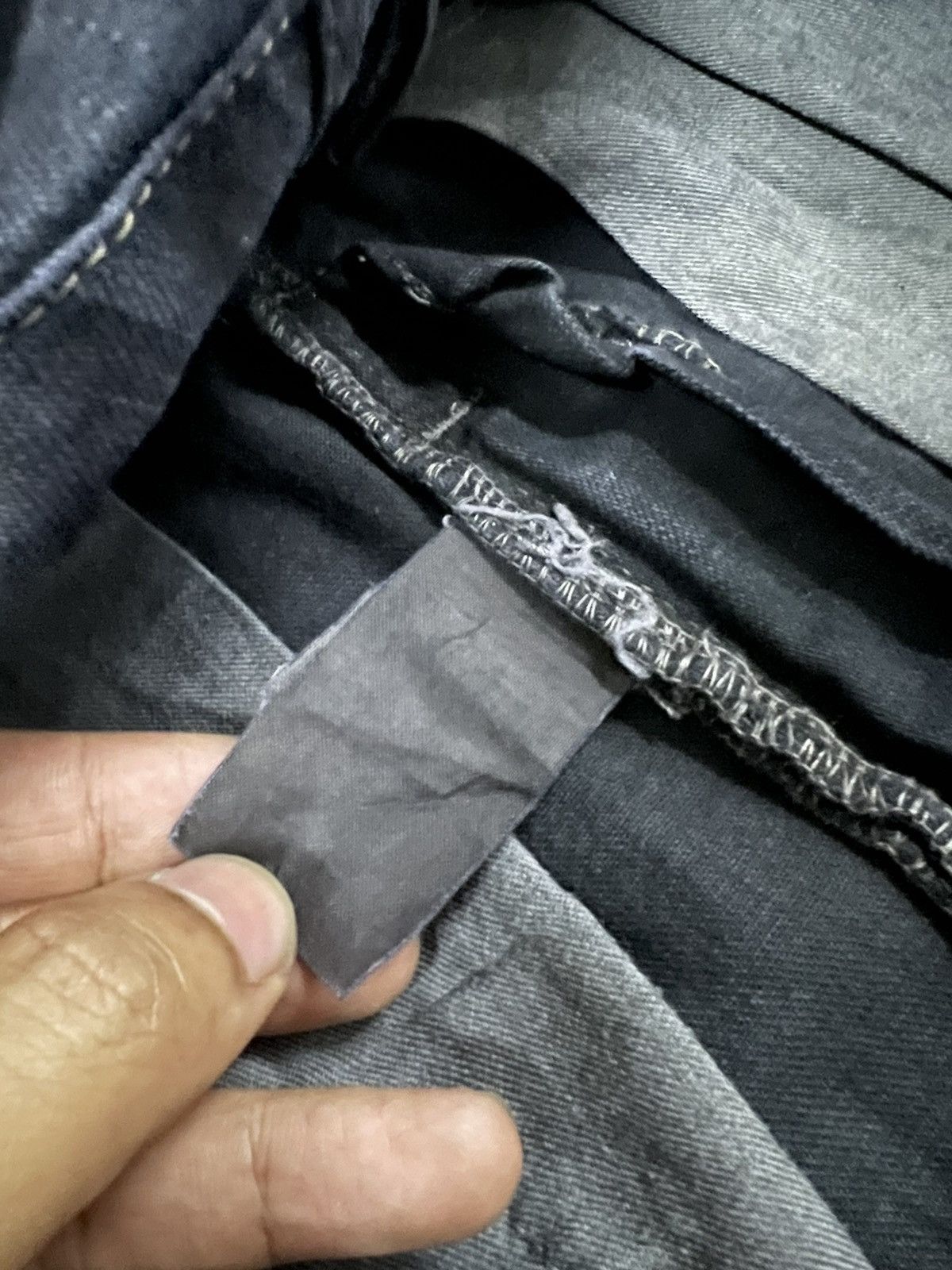 Marithe + Francois Girbaud M.F Girbaud France Dark Slim Fit Biker Denim Size US 32 / EU 48 - 8 Thumbnail