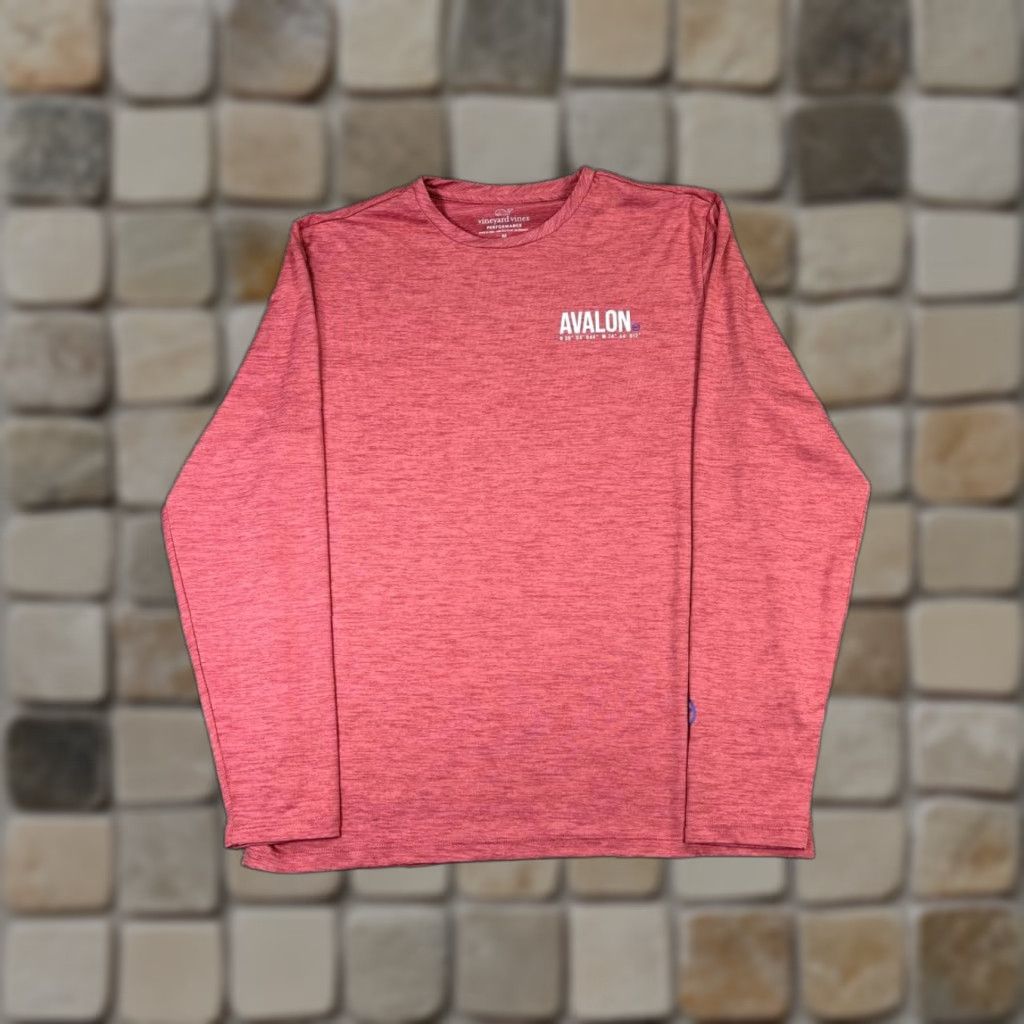 Vineyard Vines Vineyard Vines Shirt Womens Medium Pink Pullover Logo Crew Neck Casual Knit Polyester T-Shirt Basic - Mens, Womens, Boys, Girls Size M / US 6-8 / IT 42-44 - 1 Thumbnail