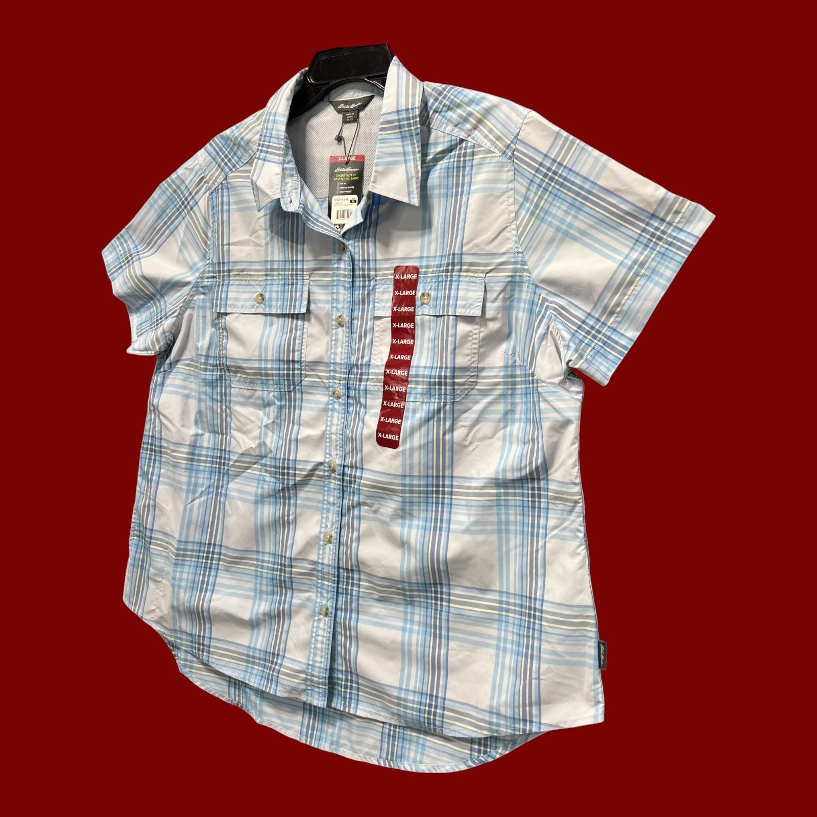 Other Eddie Bauer - Women's Moisture Wicking Short Sleeve Shirt - Size XL / US 12-14 / IT 48-50 - 18 Thumbnail