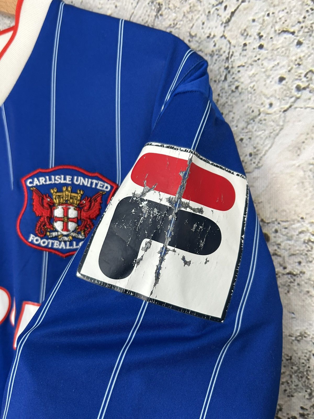 Fila Vintage Carlisle United FC Fila Soccer Jersey Football Rare Size US L / EU 52-54 / 3 - 5 Thumbnail