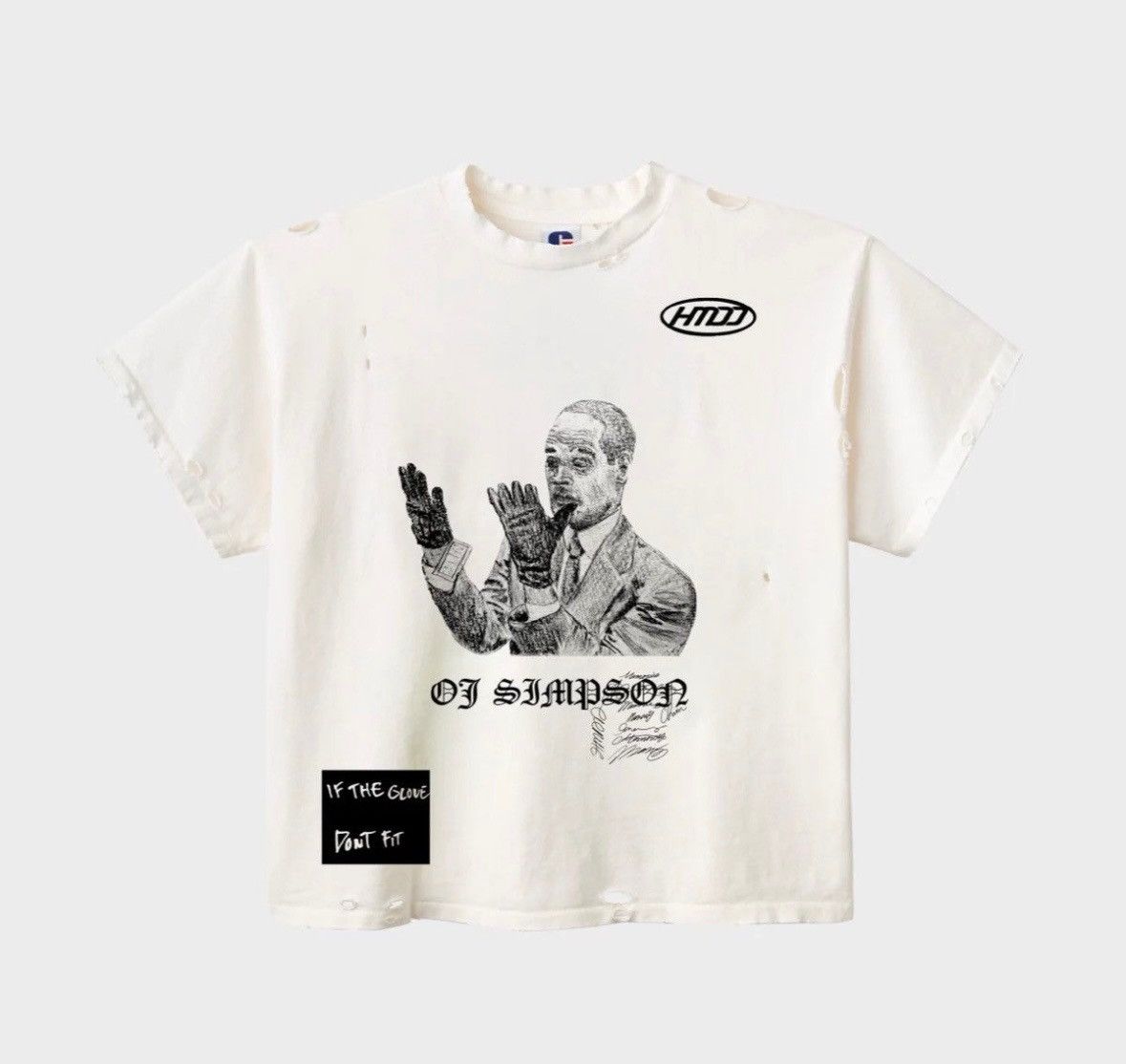 HMDD Oj Simpson HMDD Tshirt LARGE Size US L / EU 52-54 / 3 - 1 Thumbnail