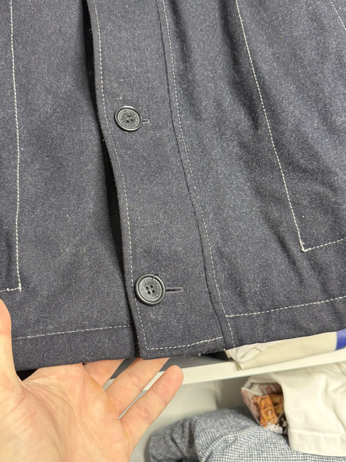 Paul & Shark Vintage Paul&Shark Wool Heavy Coat Navy Blue size M Size US L / EU 52-54 / 3 - 5 Thumbnail
