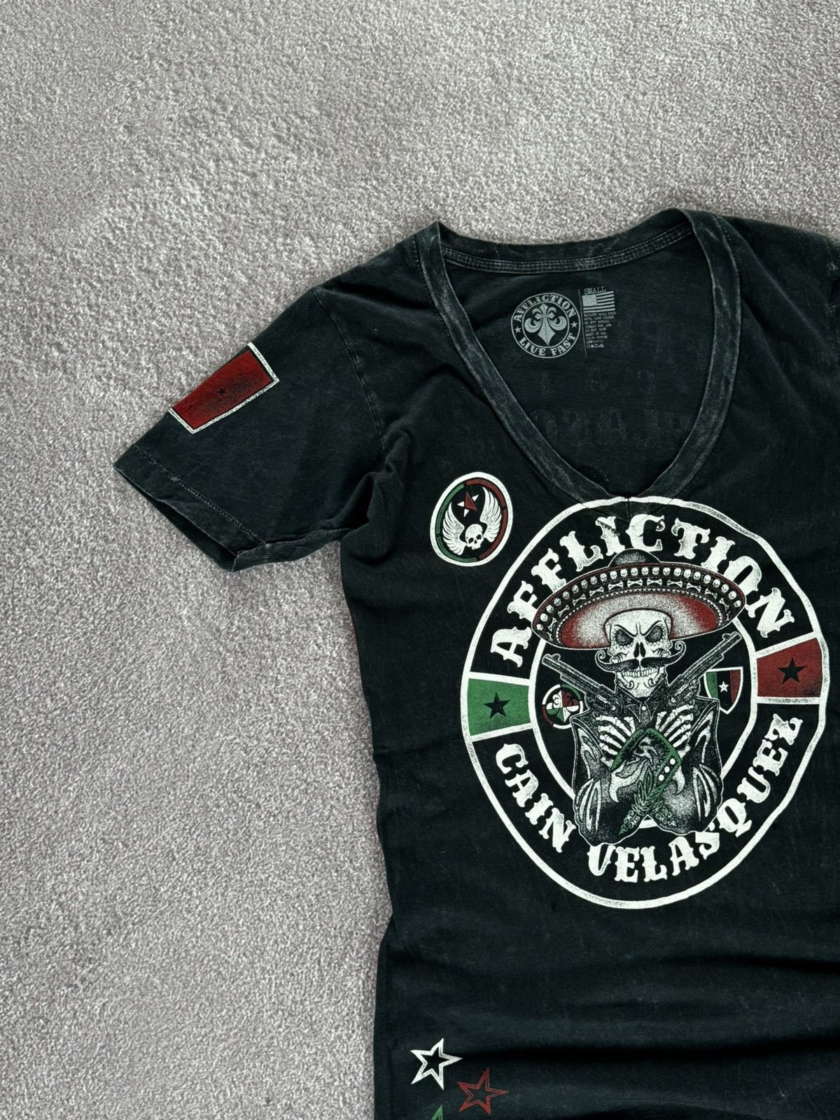 Affliction Affliction Cyber Grunge Slim Fit Rare T-Shirt Size US S / EU 44-46 / 1 - 4 Thumbnail