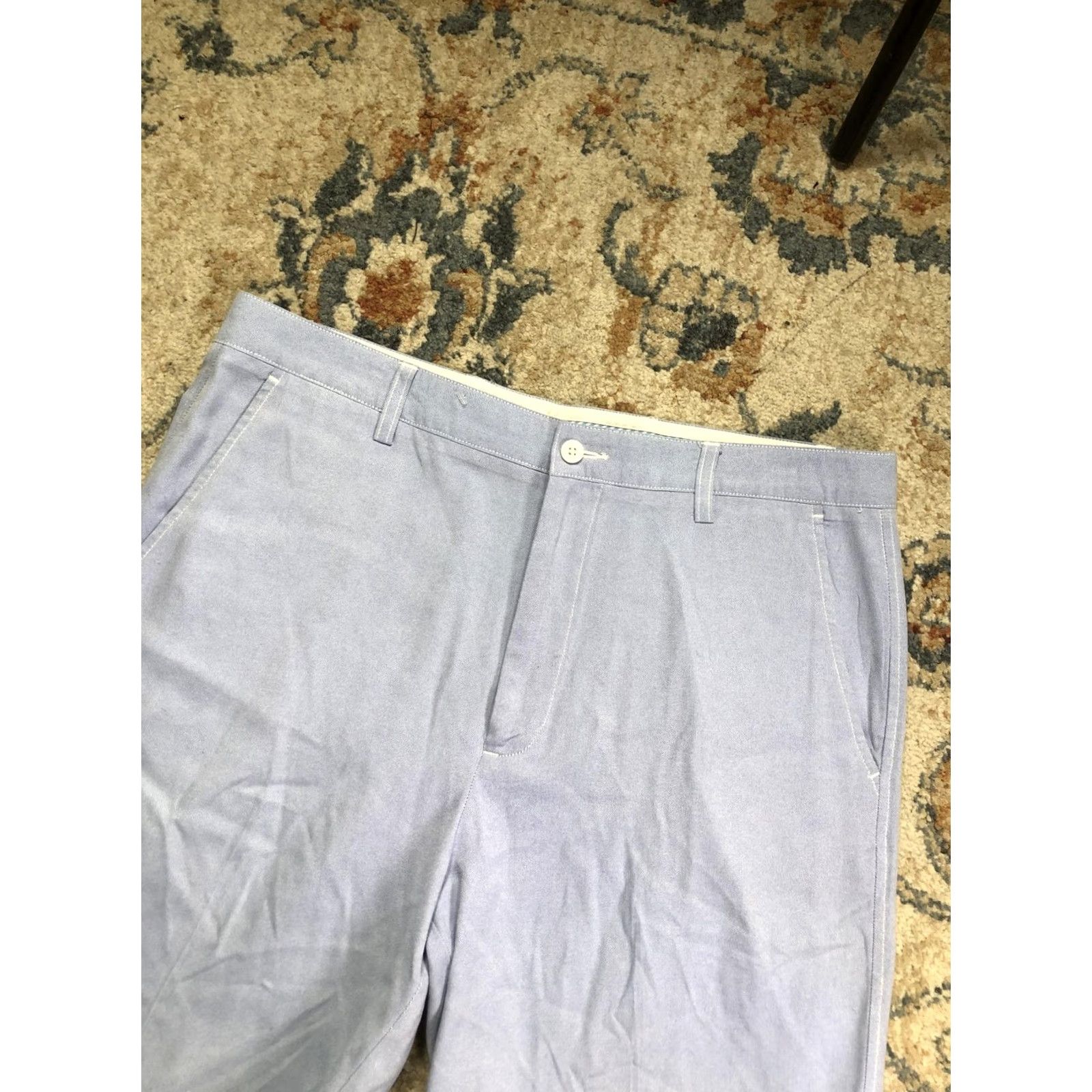Footjoy FootJoy Shorts Mens 36 Blue Golf Chino Nylon Performance Flat Front Casual Size US 36 / EU 52 - 6 Thumbnail