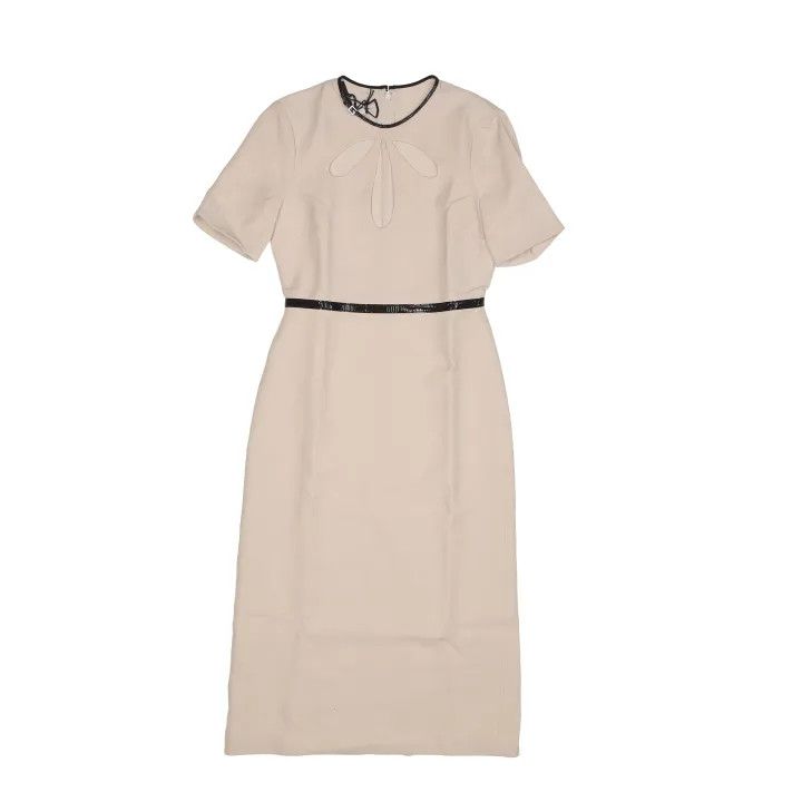 GUCCI Hollowed Round Neck Dress