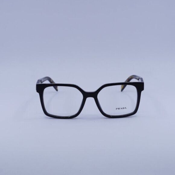 Prada Prada PRB03V 3891O1 Eyeglasses Black 52mm Square Frame Size ONE SIZE - 3 Thumbnail