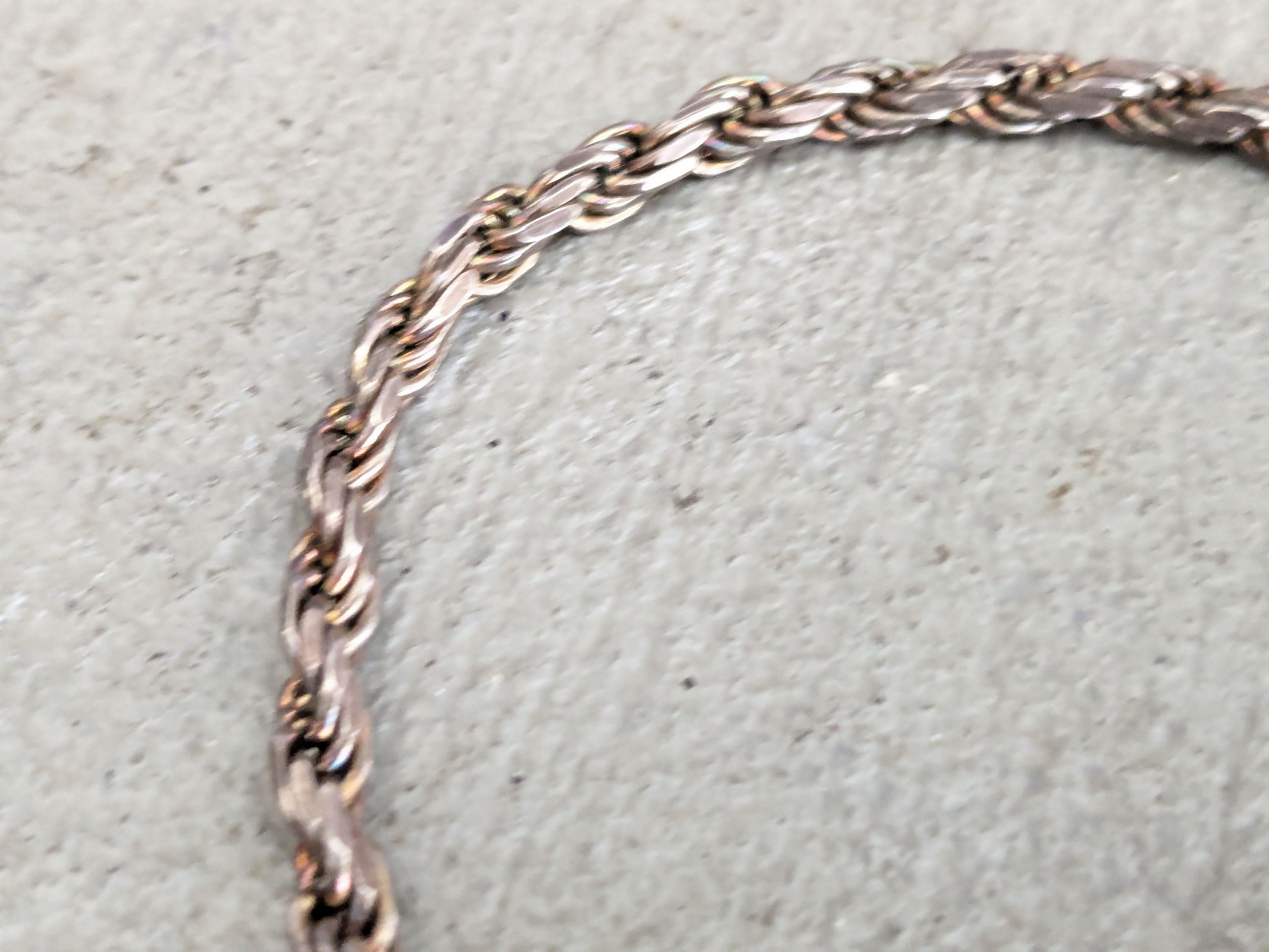 Jewelry × Vintage Vintage Sterling Silver Bracelet Rope Twist 8" Italy Size ONE SIZE - 7 Thumbnail