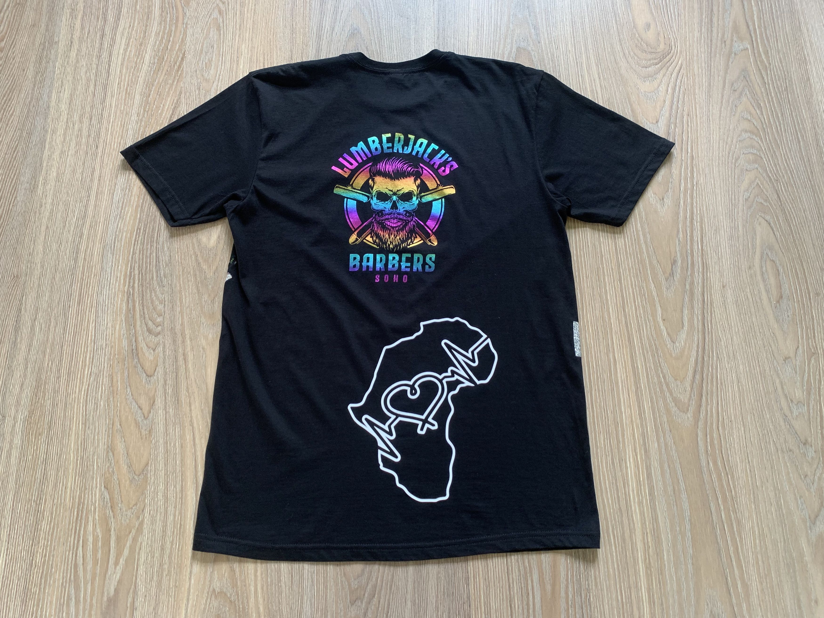 Gildan Gildan Lumberjack Black Multi Printed T Shirt Size US M / EU 48-50 / 2 - 3 Thumbnail
