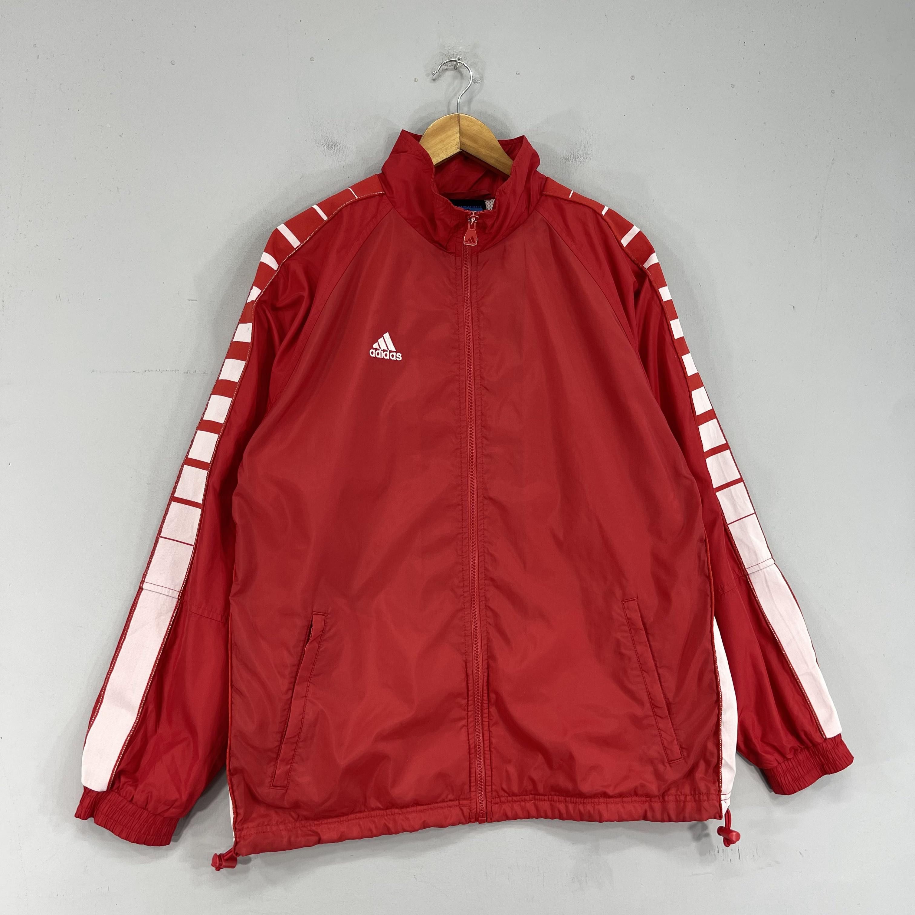 Adidas × Vintage Vintage ADIDAS Side Tape Windbreaker Zipper Jacket Size US S / EU 44-46 / 1 - 4 Thumbnail